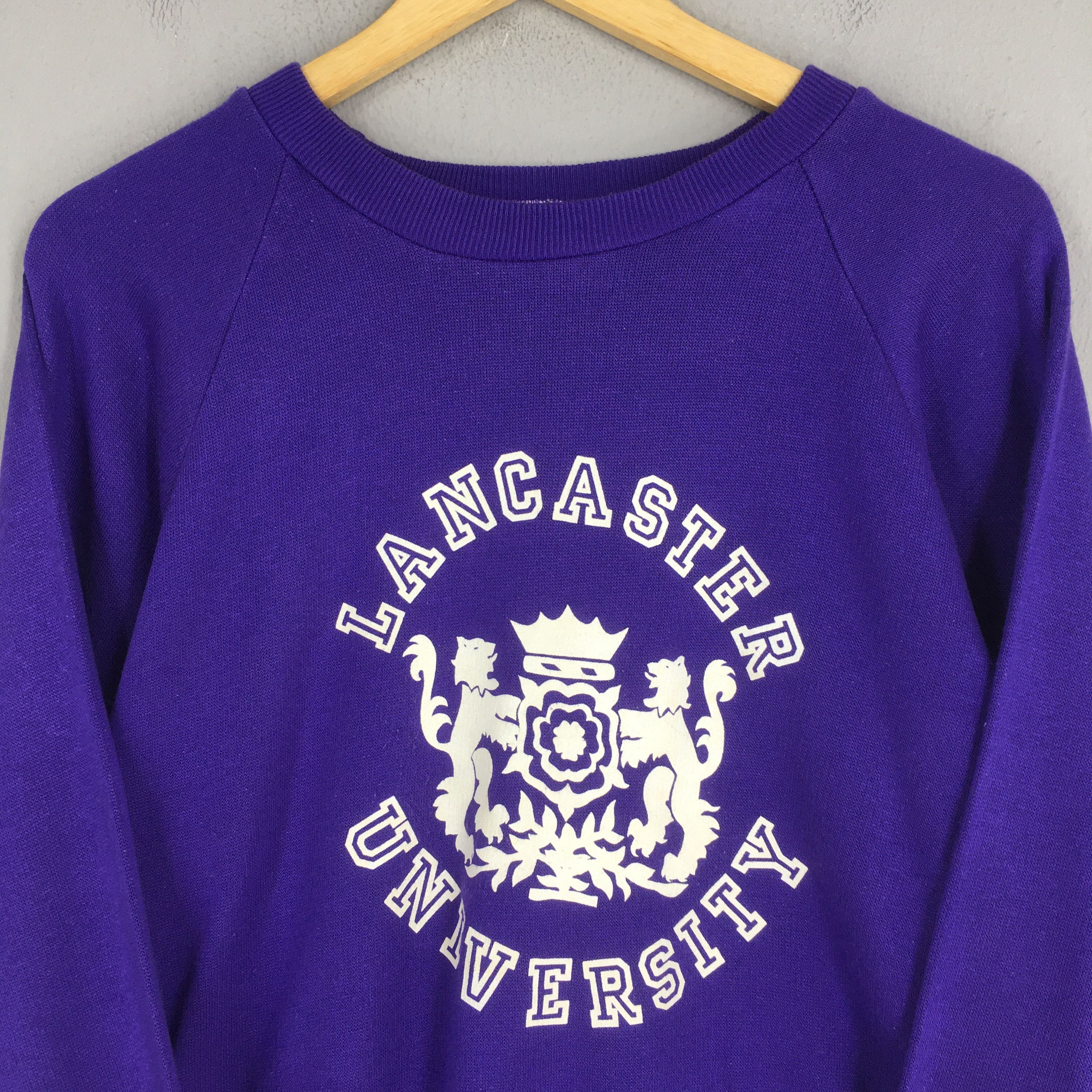 Vintage Vintage 90s Lancaster University Sweatshirt Large Size US L / EU 52-54 / 3 - 2 Thumbnail