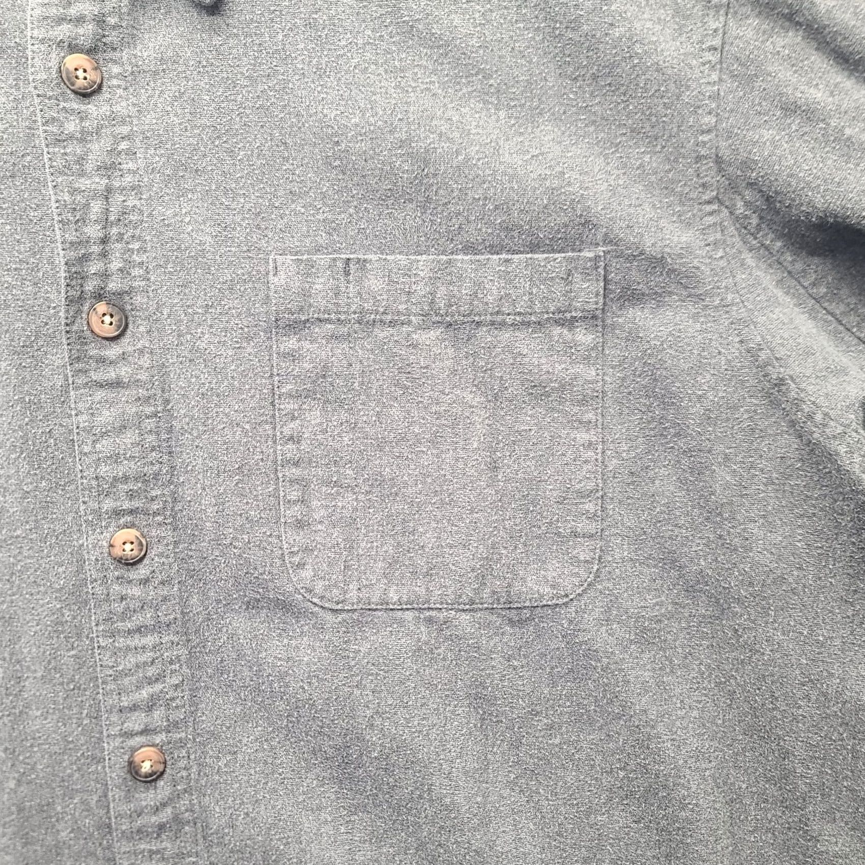 Vintage Duluth Shirt Jacket Mens 2XLT Tall Fire Hose Shacket Heavy Duty Relaxed Fit Cotton Canvas Gray Size US XXL / EU 58 / 5 - 6 Thumbnail