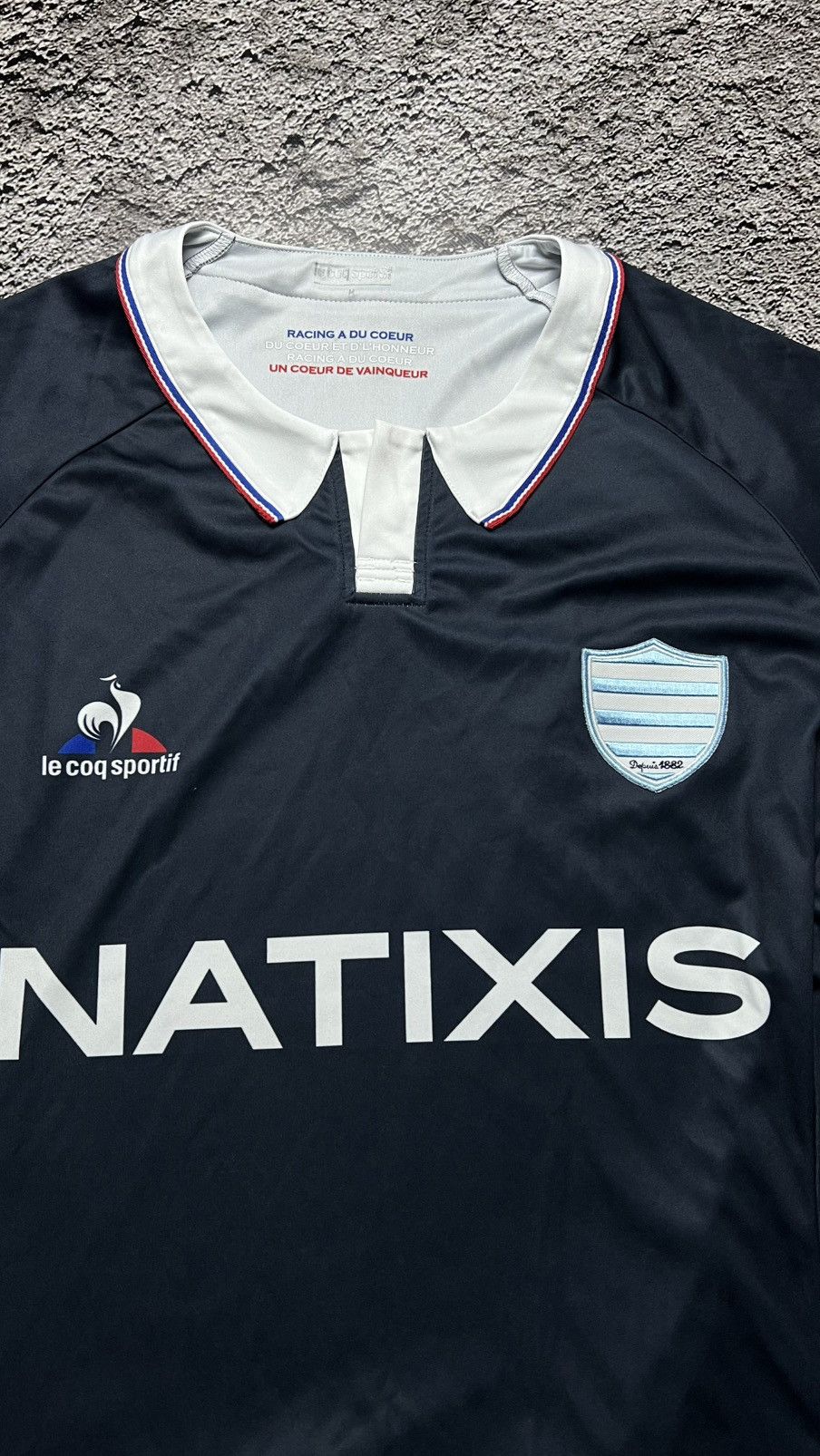 Le Coq Sportif Racing 92 third rugby jersey by le coq sportif France Size US M / EU 48-50 / 2 - 3 Thumbnail