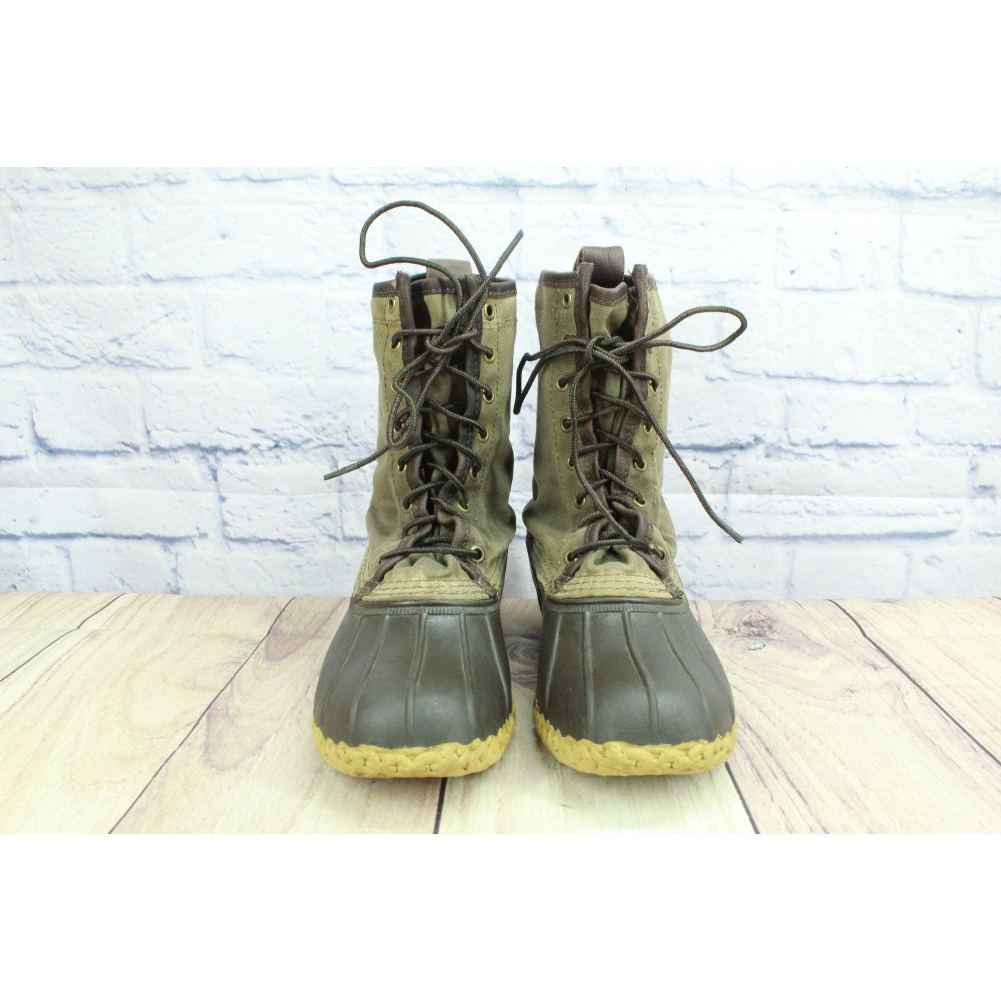 Canvas × L.L. Bean LL Bean Signature Waxed Canvas Unlined Hunting Duck Boots Size US 8 / IT 38 - 5 Thumbnail