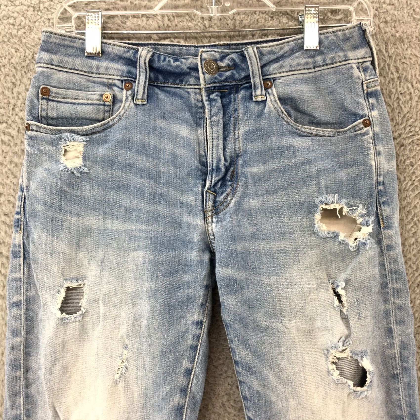 American Eagle Outfitters American Eagle Outfitters Jeans Mens Skinny Blue 28x28 5 Pockets Button Size US 28 / EU 44 - 2 Thumbnail