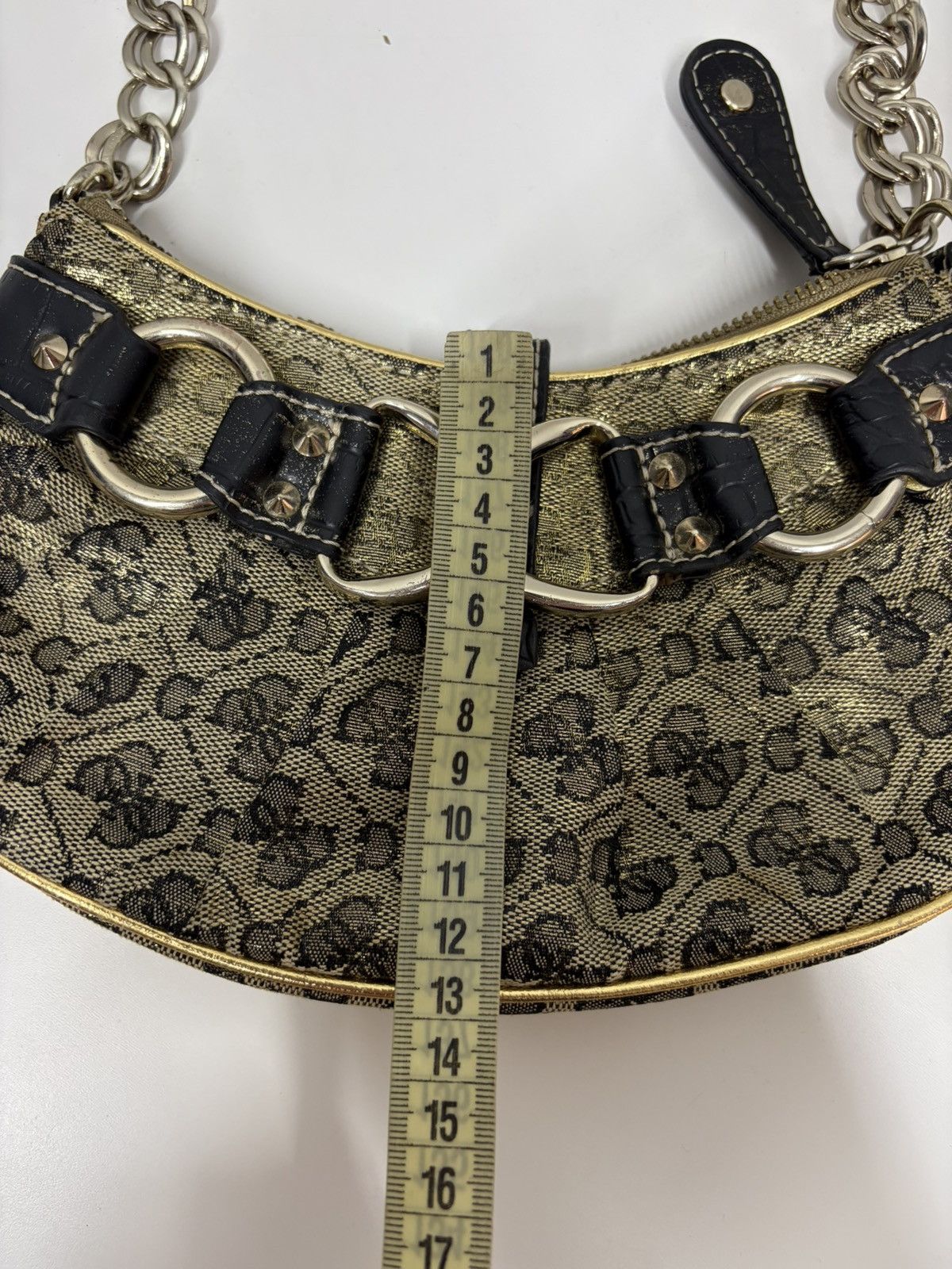 Guess Archive Guess Gold Metal y2k Baguette Shoulder Mini Bag Size ONE SIZE - 24 Thumbnail