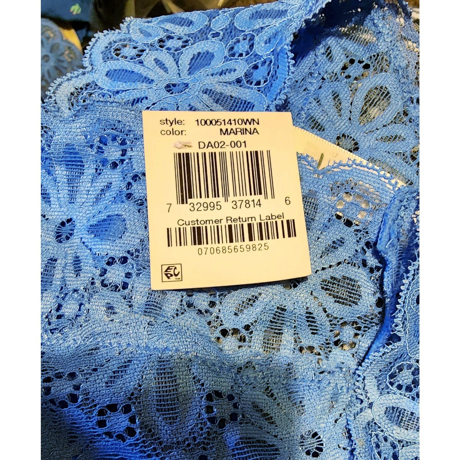 Other 2 pair of Jennifer Moore blue lace one size fits 1X to 3X Size ONE SIZE - 5 Thumbnail
