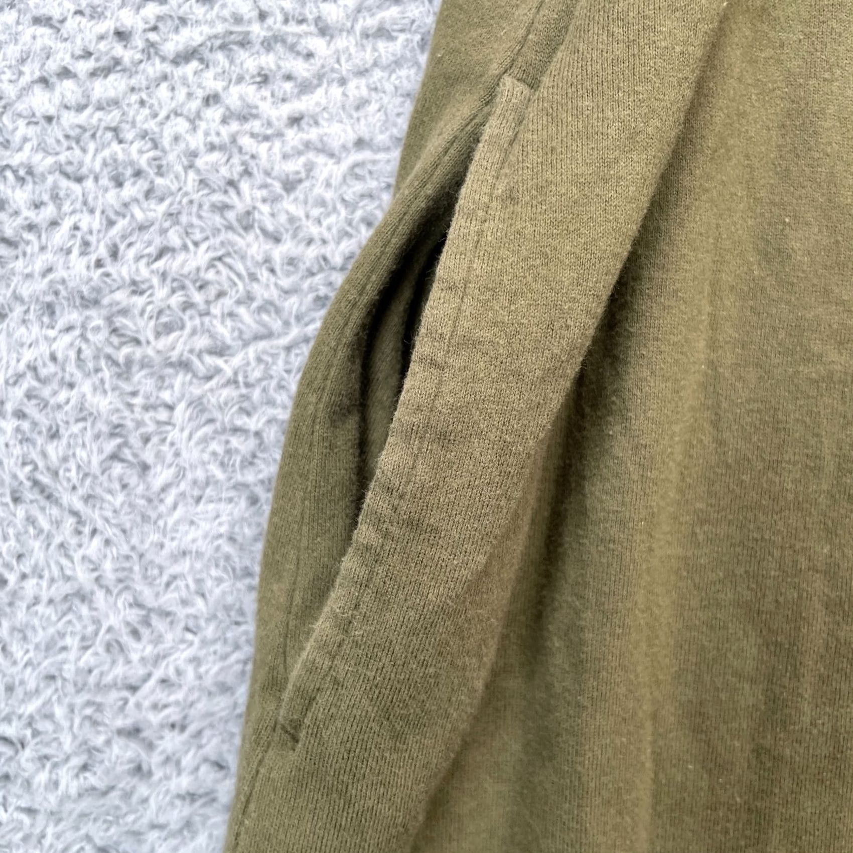 Uniqlo Uniqlo Dress Womens Small Green Tank Cotton Midi Round Neck Cocktail Minimalist Size S / US 4 / IT 40 - 8 Thumbnail