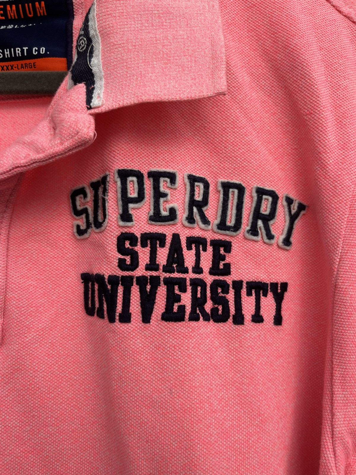 Superdry Superdry Men's Classic Superstate Pique Polo Shirt Size 3XL Size US XXL / EU 58 / 5 - 3 Thumbnail