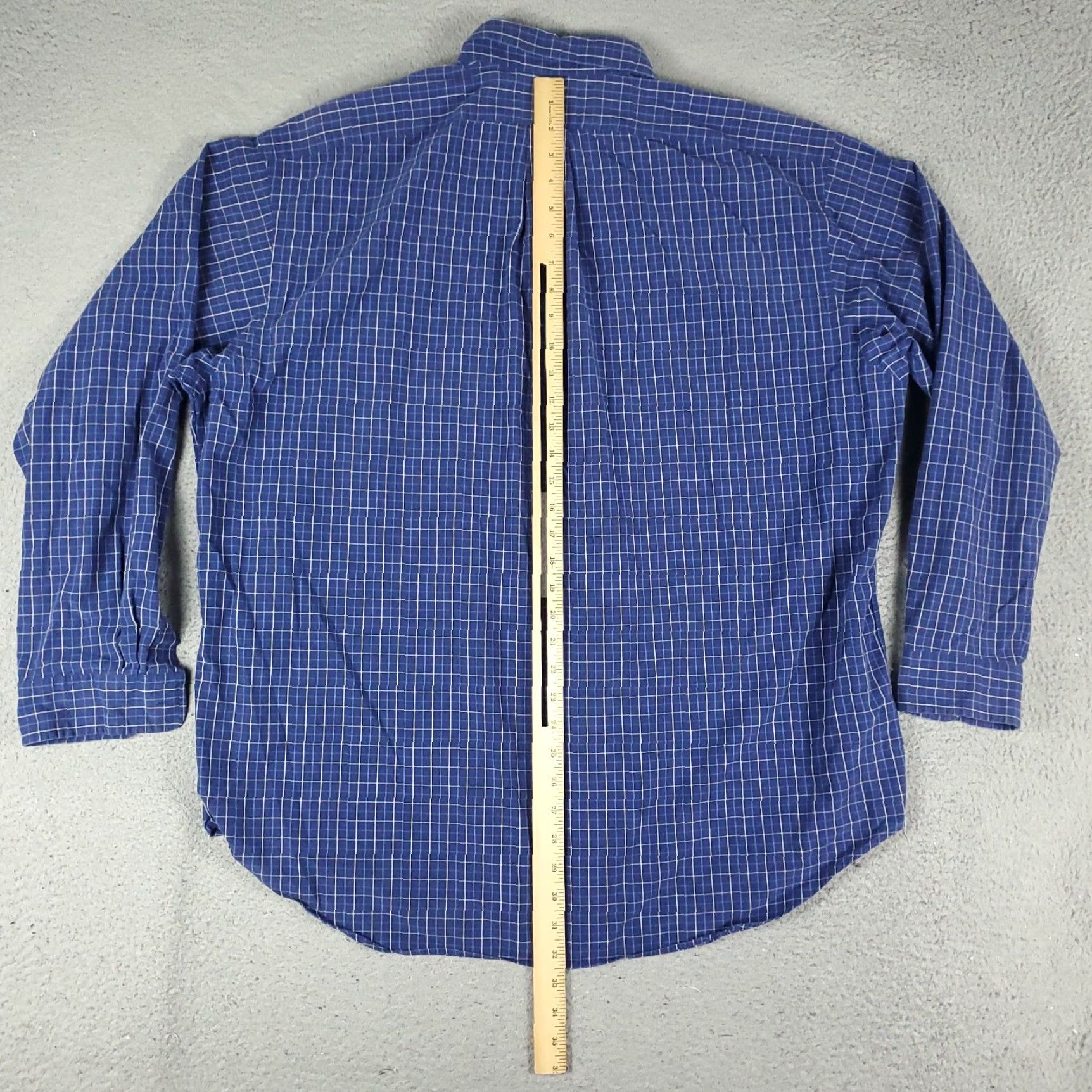 Ralph Lauren Ralph Lauren Shirt Mens XL Blue Check Pony Casual Button Up Long Sleeve Size US XL / EU 56 / 4 - 5 Thumbnail