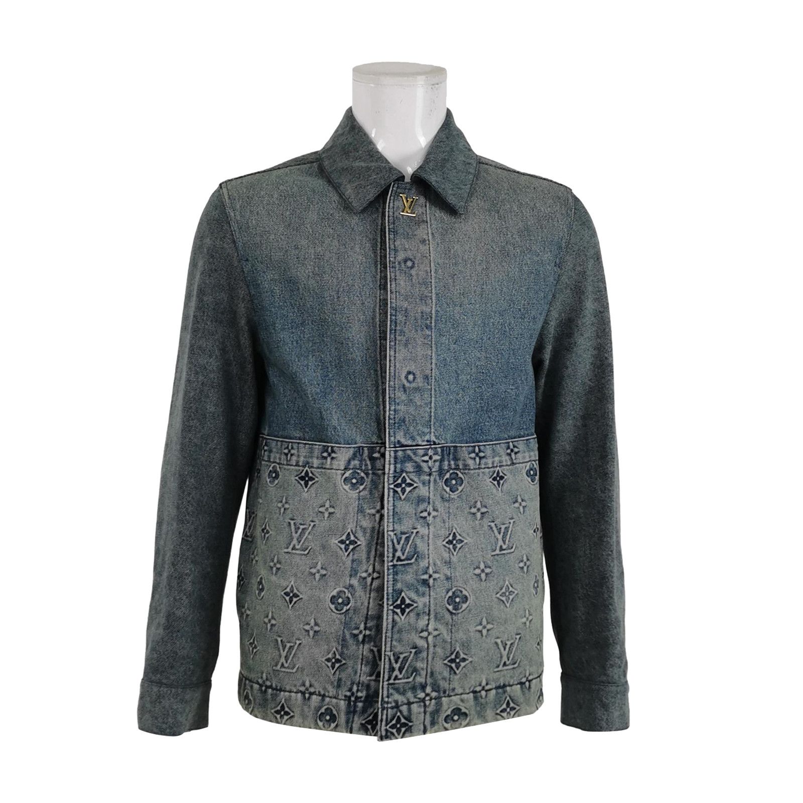 Louis Vuitton Denim Monogram Jacket S