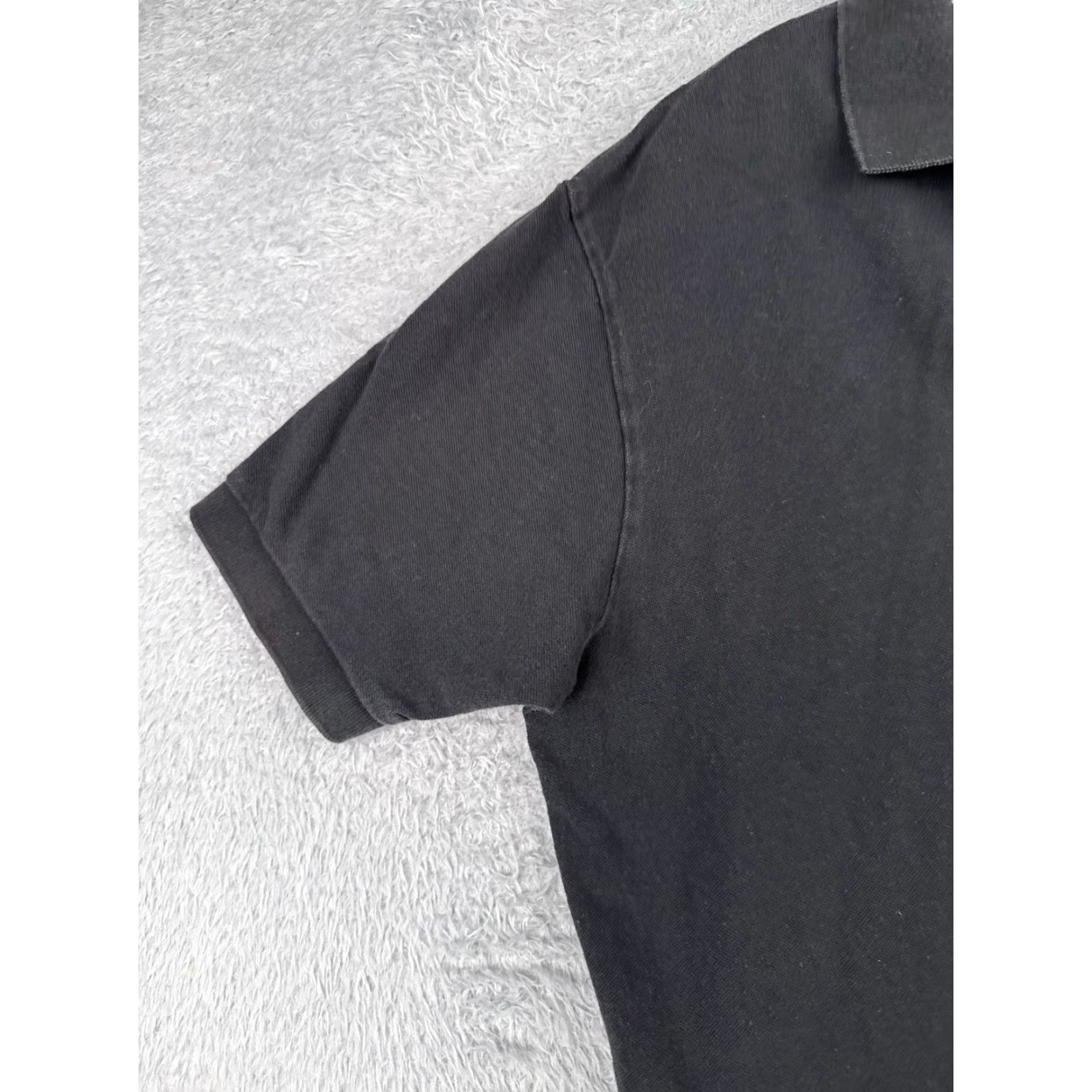 Polo Ralph Lauren VINTAGE Polo Ralph Lauren Polo Shirt Men 2XL Black 100% Cotton Jersey Slim Short Sleeve Size US XXL / EU 58 / 5 - 3 Thumbnail