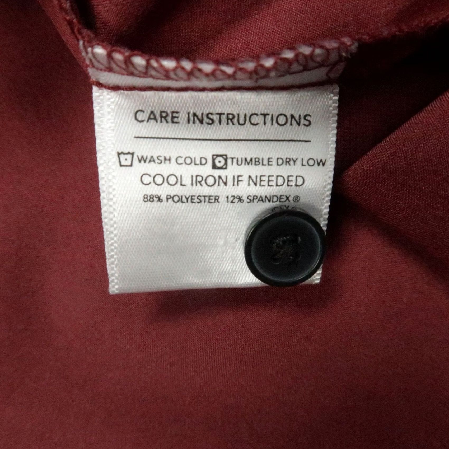 Mizzen+Main Mizzen+Main Shirt Mens Medium Red Long Sleeve Button-Up Stretch Size US M / EU 48-50 / 2 - 4 Thumbnail