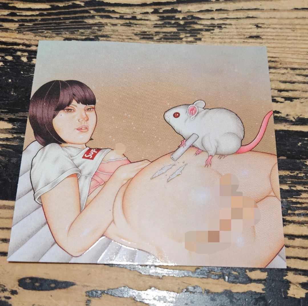 Supreme Mouse Girl Sticker By John John J SS25 *READ INFO*