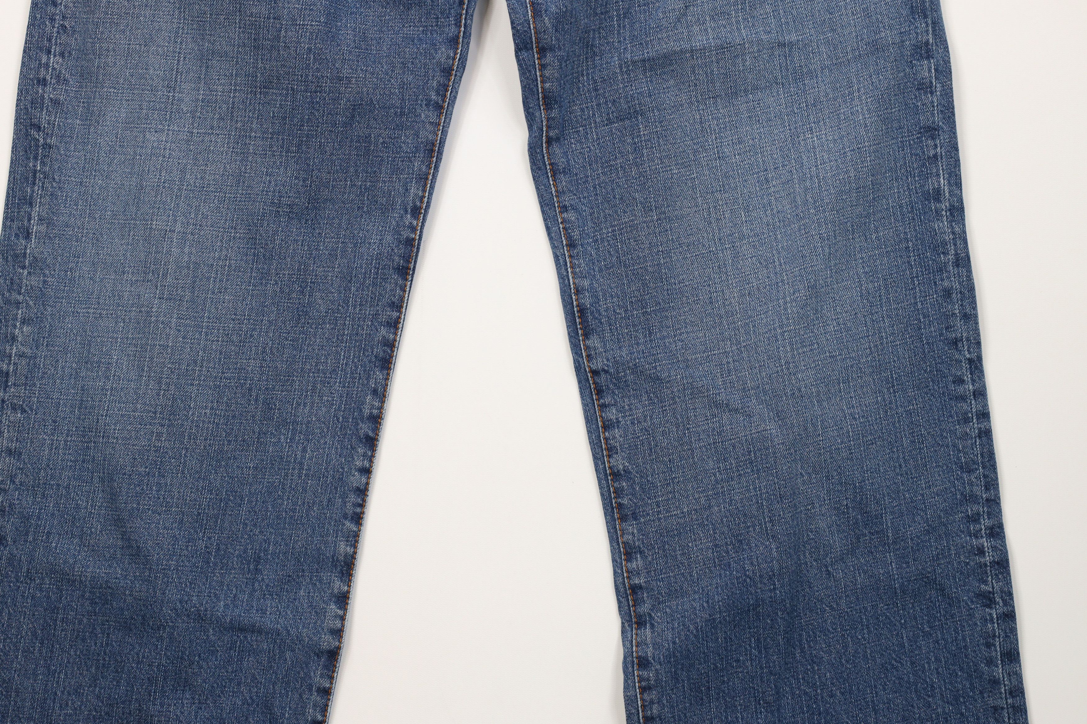Ralph Lauren Vintage 90s Y2K Ralph Lauren Baggy Wide Leg Denim Jeans Blue Size US 33 - 4 Thumbnail