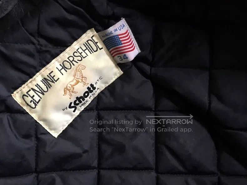 Schott Schott Leather coat Size US S / EU 44-46 / 1 - 3 Thumbnail