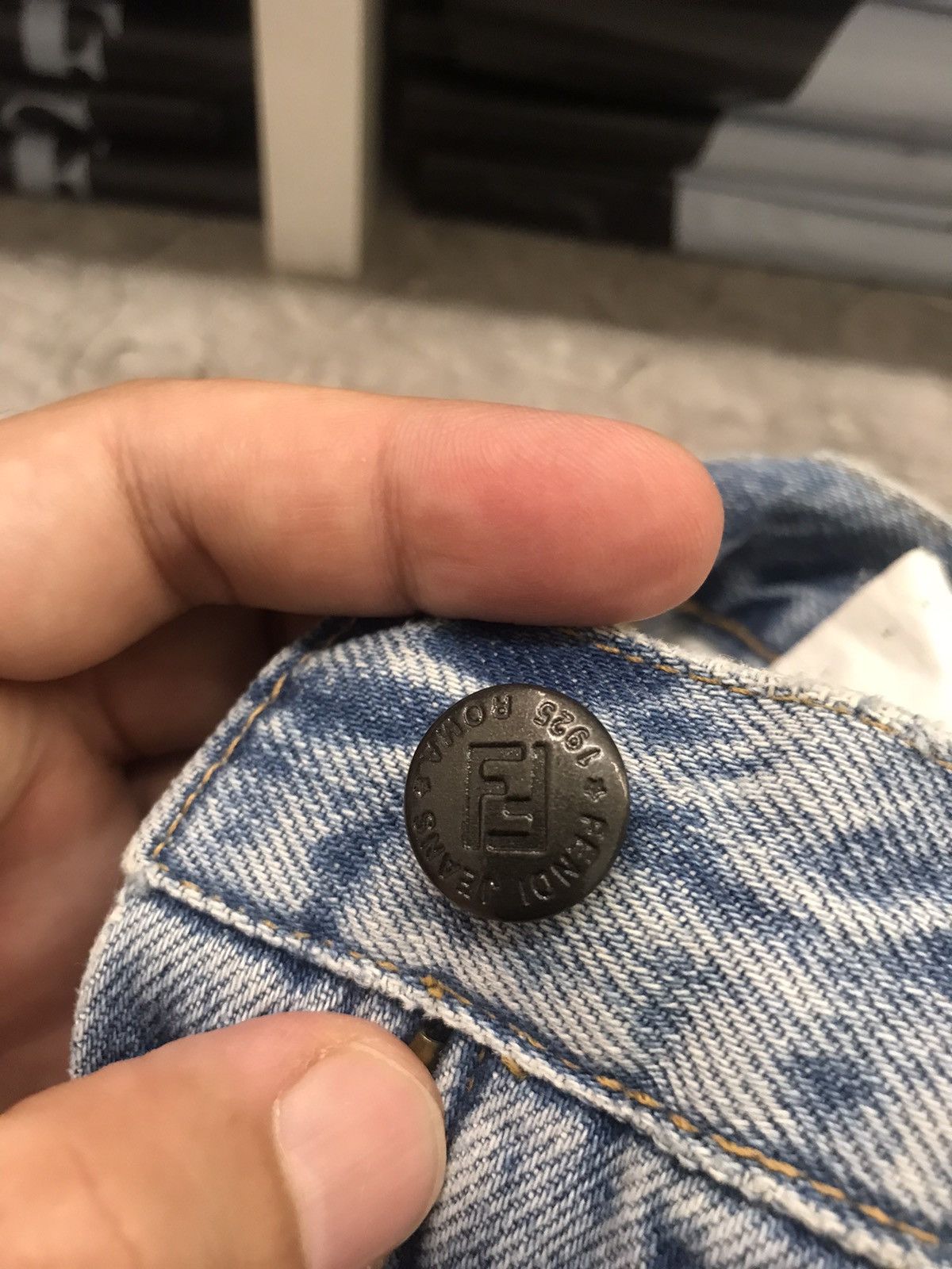 Fendi × Vintage Fendi Denim Jeans Size 30" / US 8 / IT 44 - 14 Thumbnail