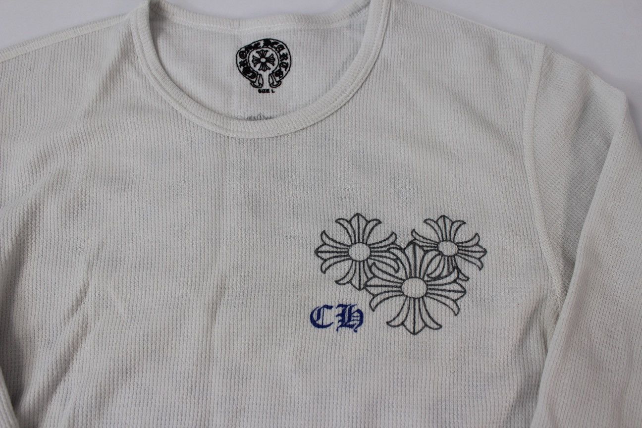 Chrome Hearts Vintage Chrome Hearts Floral Thermal Size US L / EU 52-54 / 3 - 16 Thumbnail