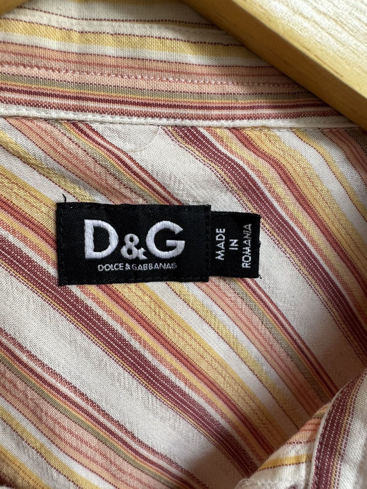 Dolce & Gabbana VINTAGE DOLCE & GABBANA MEDICAL ADVICE STRIPE LONG SHIRT Size US M / EU 48-50 / 2 - 9 Thumbnail