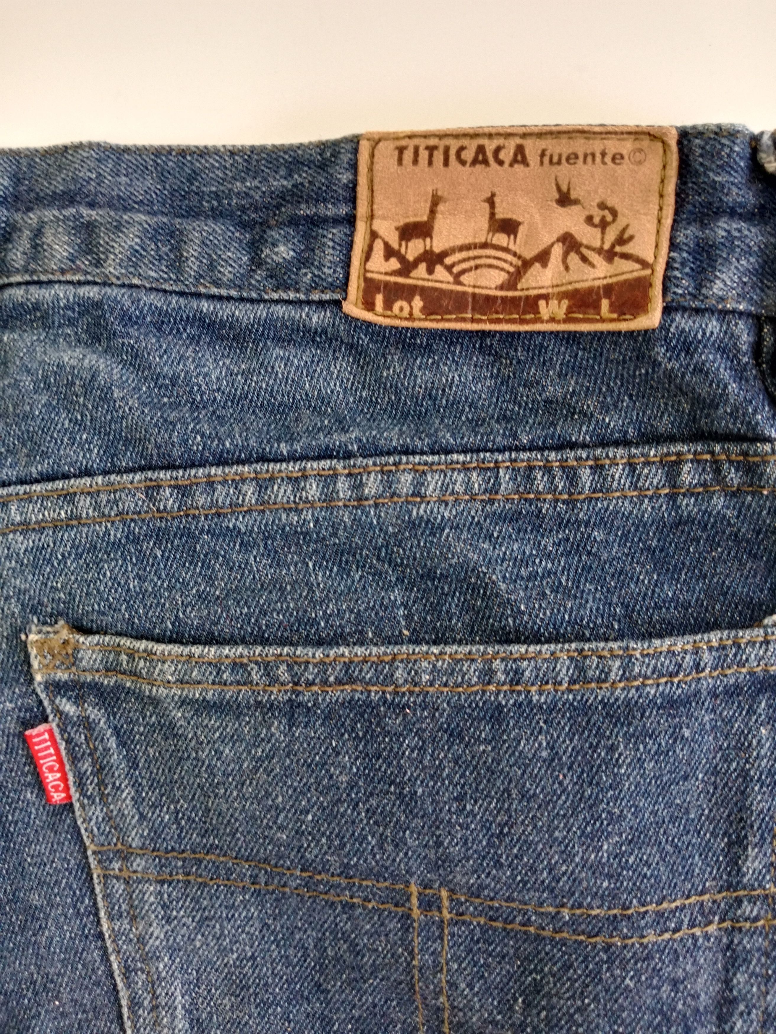 Japanese Brand × Vintage Titicaca Fuente Denim Navajo Print Japanese Brand Size US 34 / EU 50 - 10 Thumbnail
