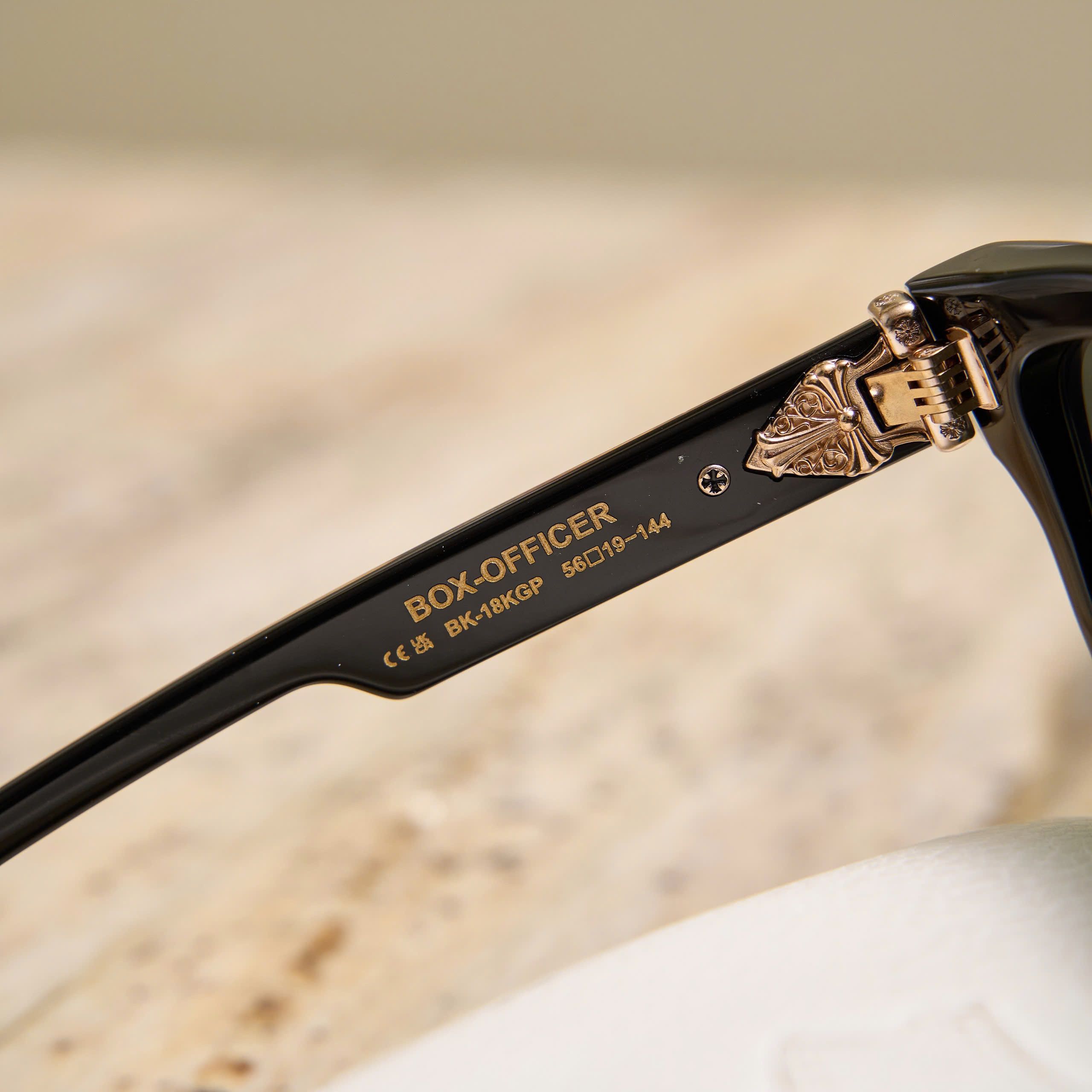 Chrome Hearts CHROME HEARTS BOX OFFICER BLACK GOLD Size ONE SIZE - 5 Thumbnail