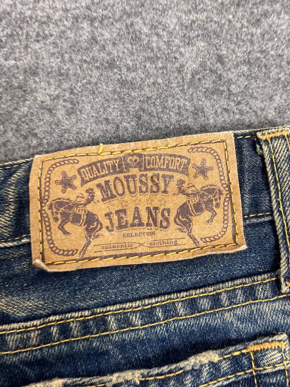 MOUSSY moussy jeans bootcut flare distressed denim nice design Size 30" / US 8 / IT 44 - 5 Thumbnail