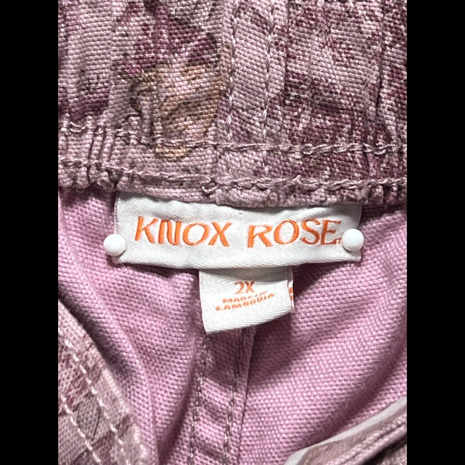 Other Knox Rose - Women's High Rise Pants Elastic Waistband - Rela Size 42" / US 20 - 13 Thumbnail