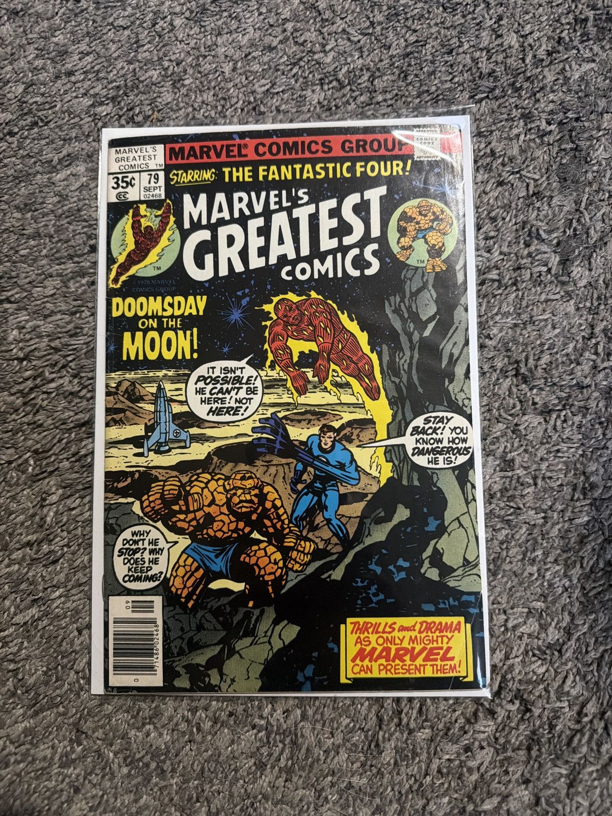 Marvel Comics 1978 Marvel Comics Fantastic Four Vol. 79 Comic Book Size ONE SIZE - 1 Thumbnail