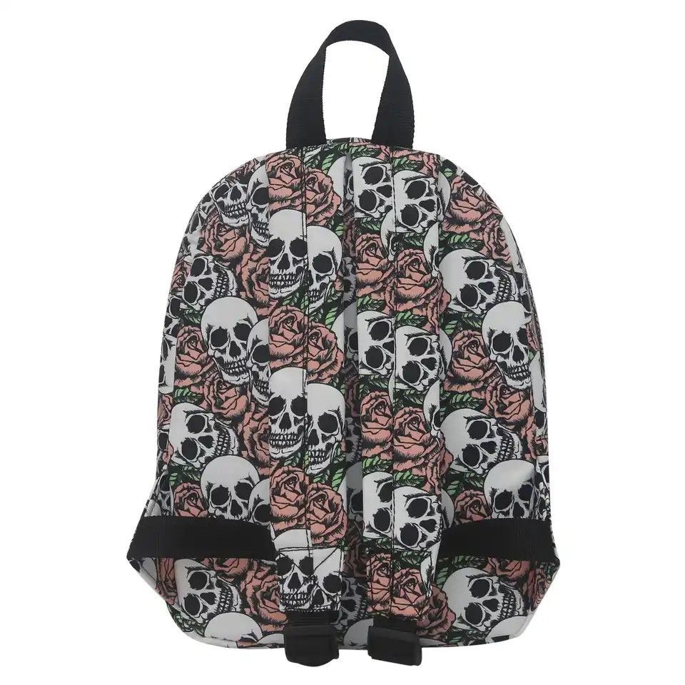 Other Commuting Skull Rose Personalized Fashion Backpack Size ONE SIZE - 2 Thumbnail