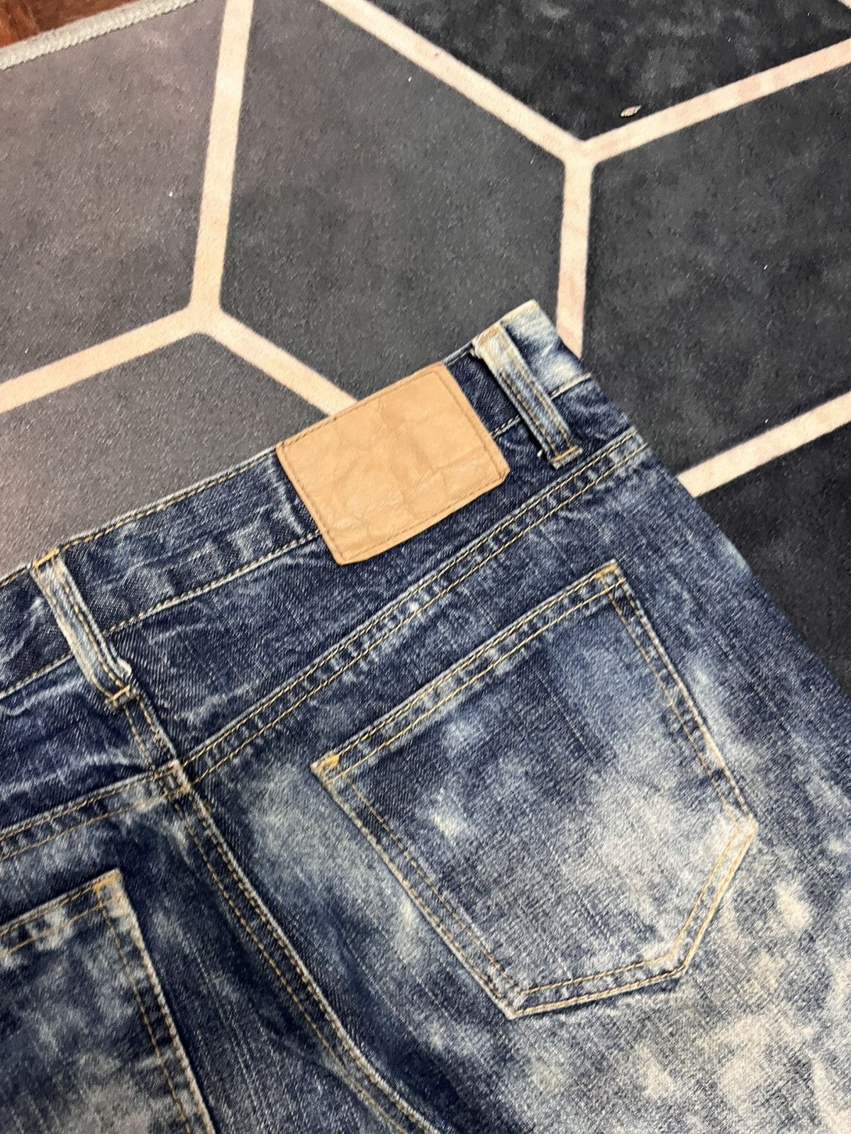 Japanese Brand strawberry leaves japanese brand acid wash jeans Size US 33 - 13 Thumbnail