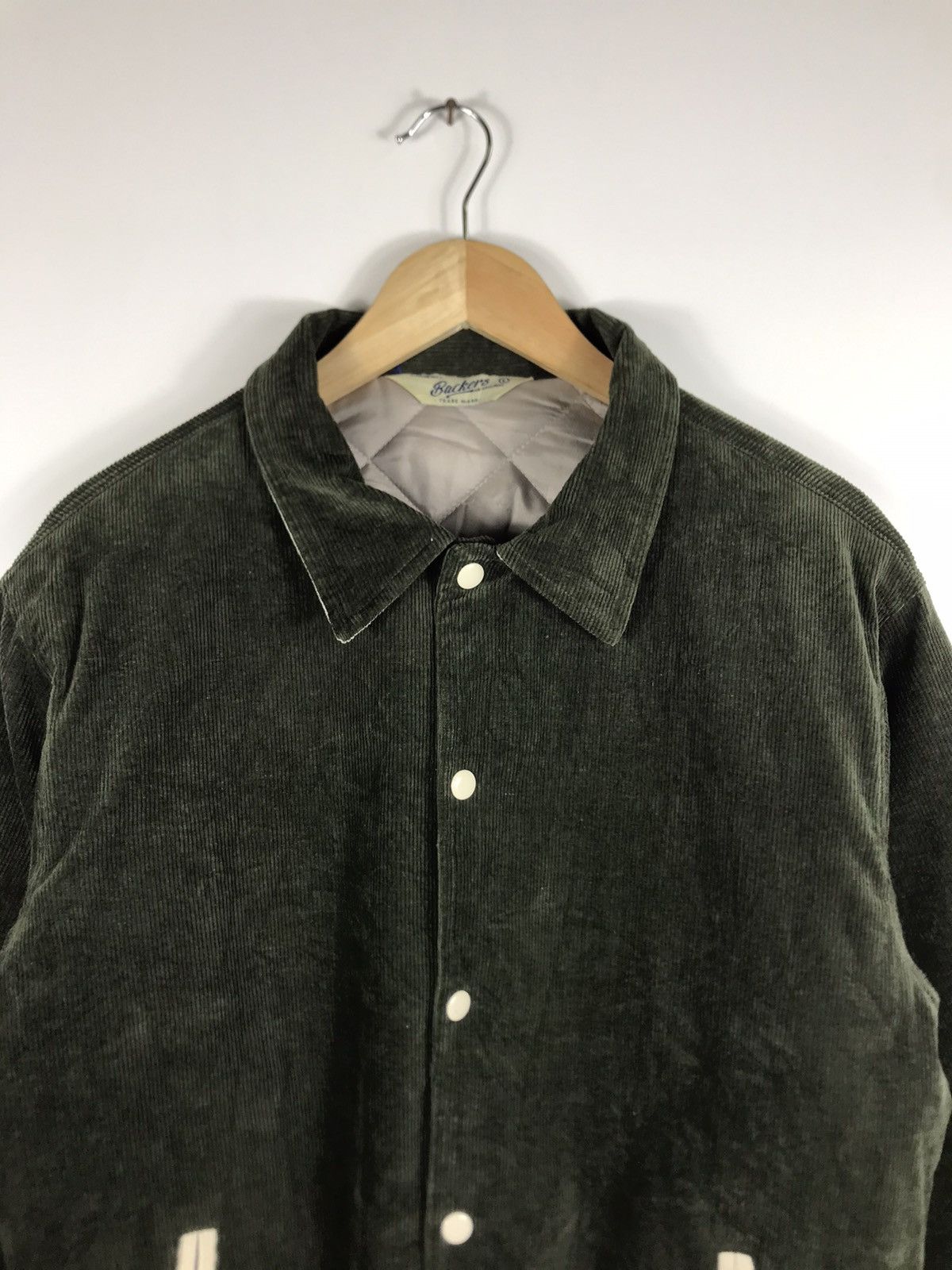 Vintage ⚡️Vintage Backers Corduroy Varsity Jacket Size US L / EU 52-54 / 3 - 5 Thumbnail