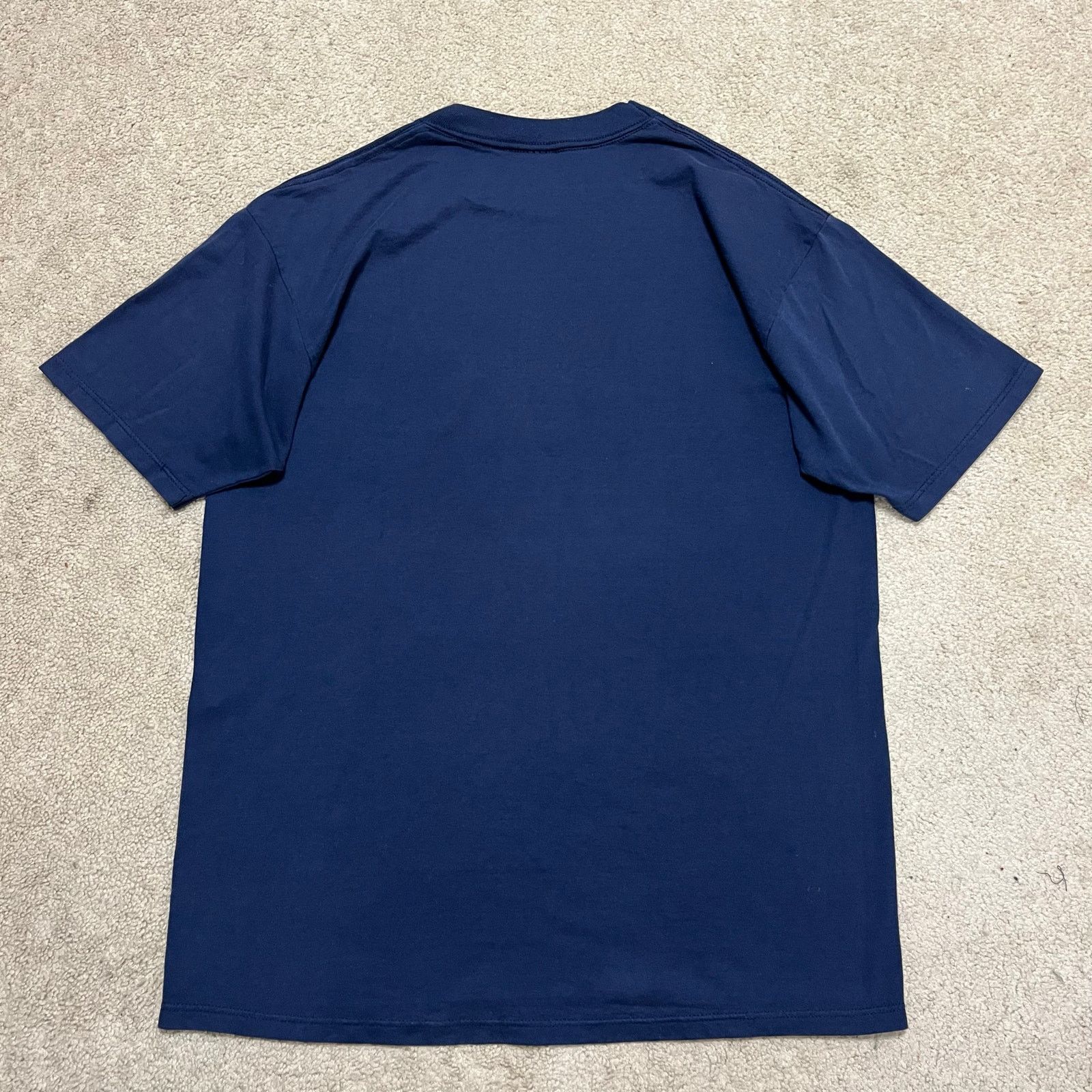 Jerzees 1996 Bird on a Fence Garden and Trees Nature Navy Shirt Lrg Size US L / EU 52-54 / 3 - 2 Thumbnail