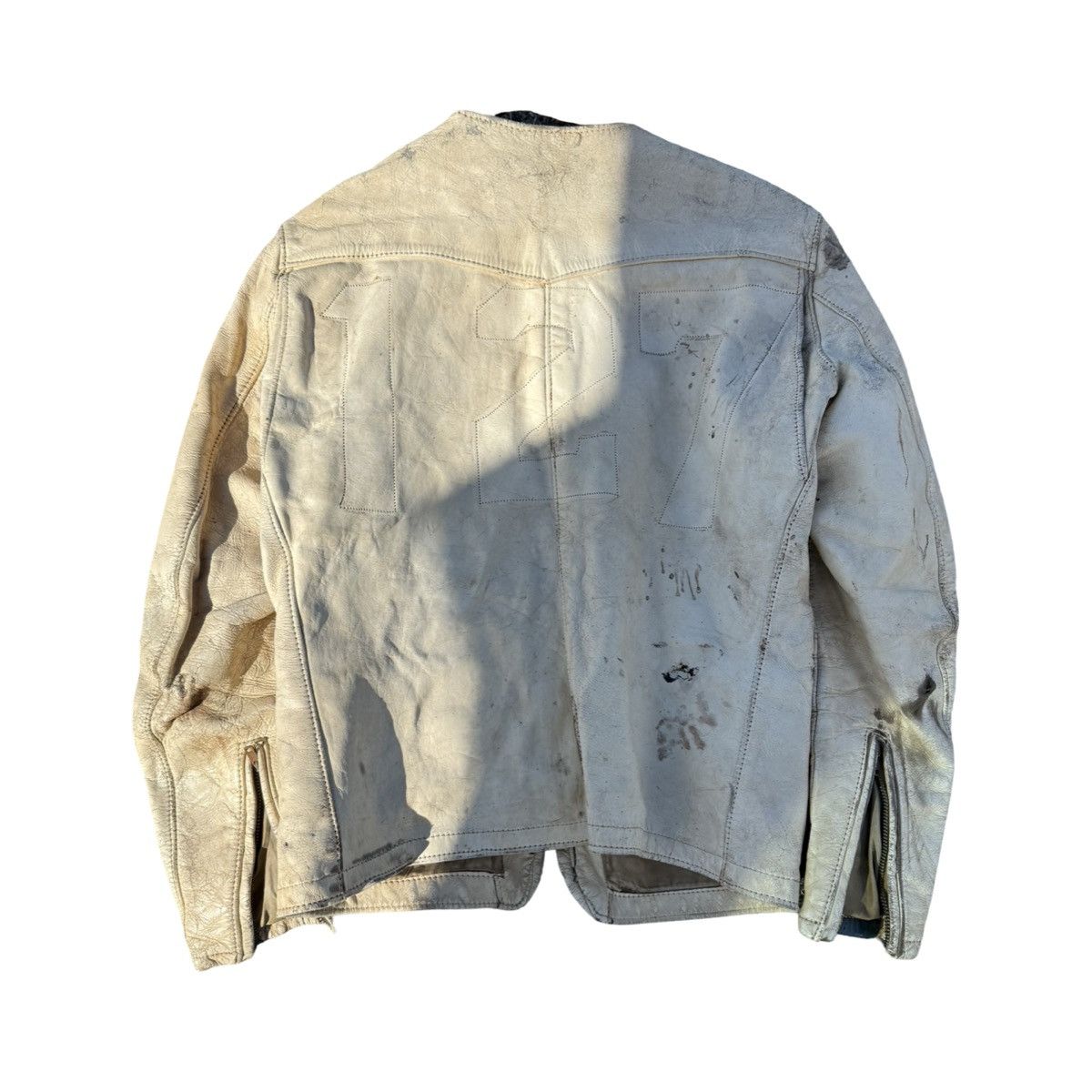 Harley Davidson Vintage Bates Harley Davidson Racing Leather Jacket Size US M / EU 48-50 / 2 - 4 Thumbnail