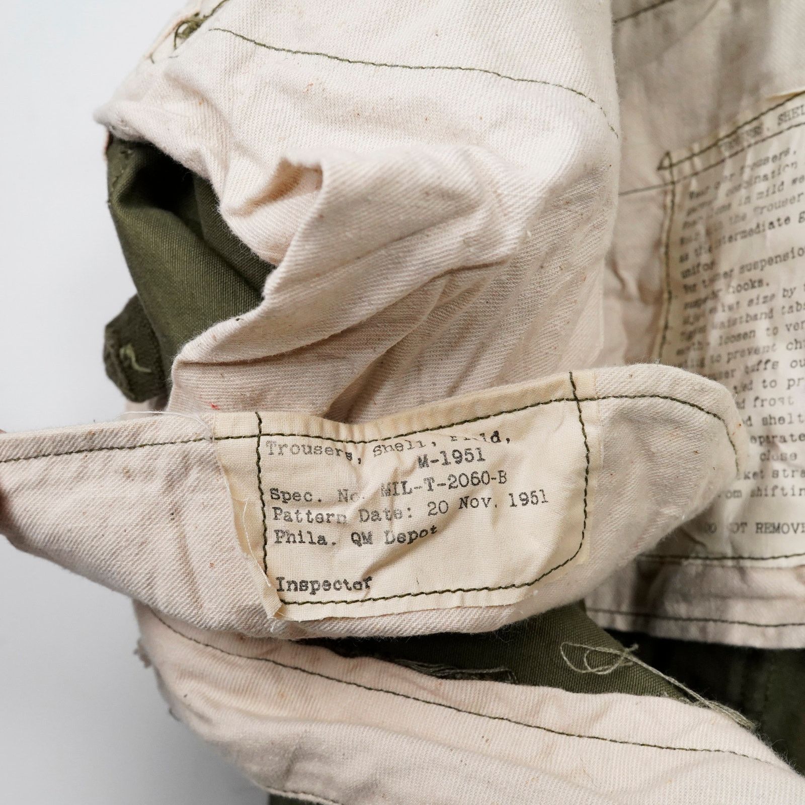 Vintage Vintage 1951 US Army M-51 Field Cargo Pants OG-107 Talon Zip Size US 38 / EU 54 - 3 Thumbnail