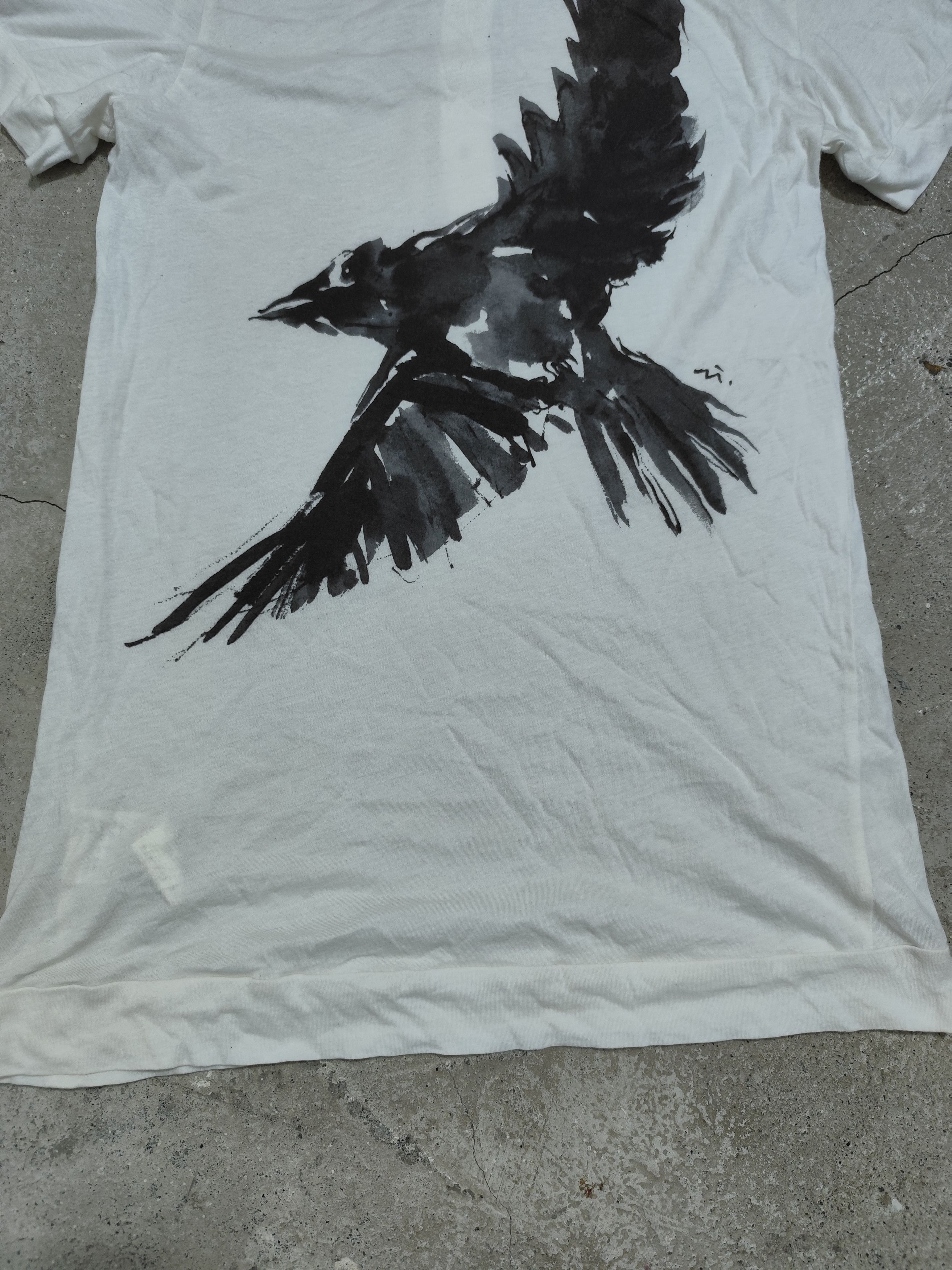 Yohji Yamamoto Vintage ys yohji yamamoto abstract bird painting Size S / US 4 / IT 40 - 7 Thumbnail