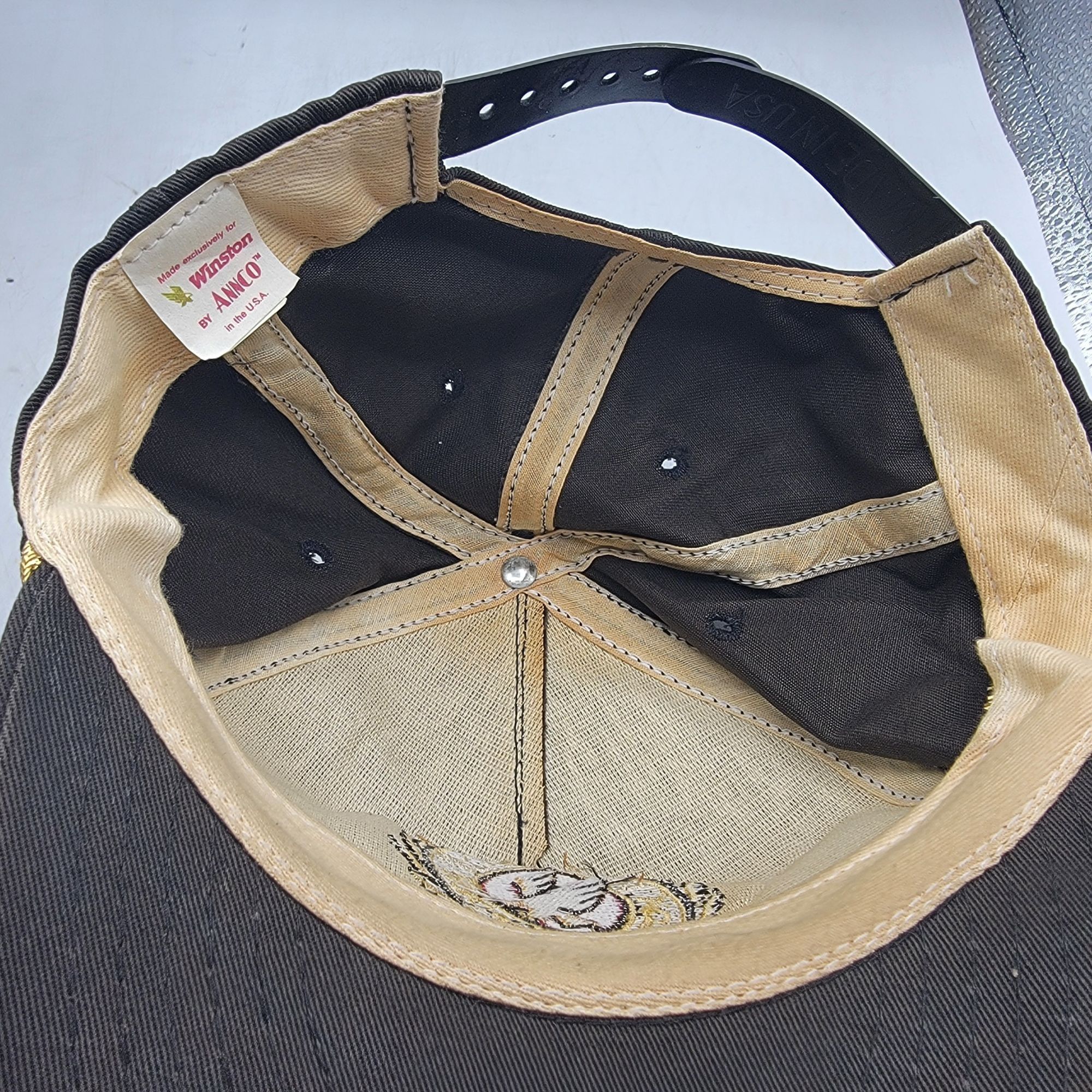Vintage Winston Motor Sports 20th Anniversary Snapback Hat By Annco Size ONE SIZE - 9 Thumbnail