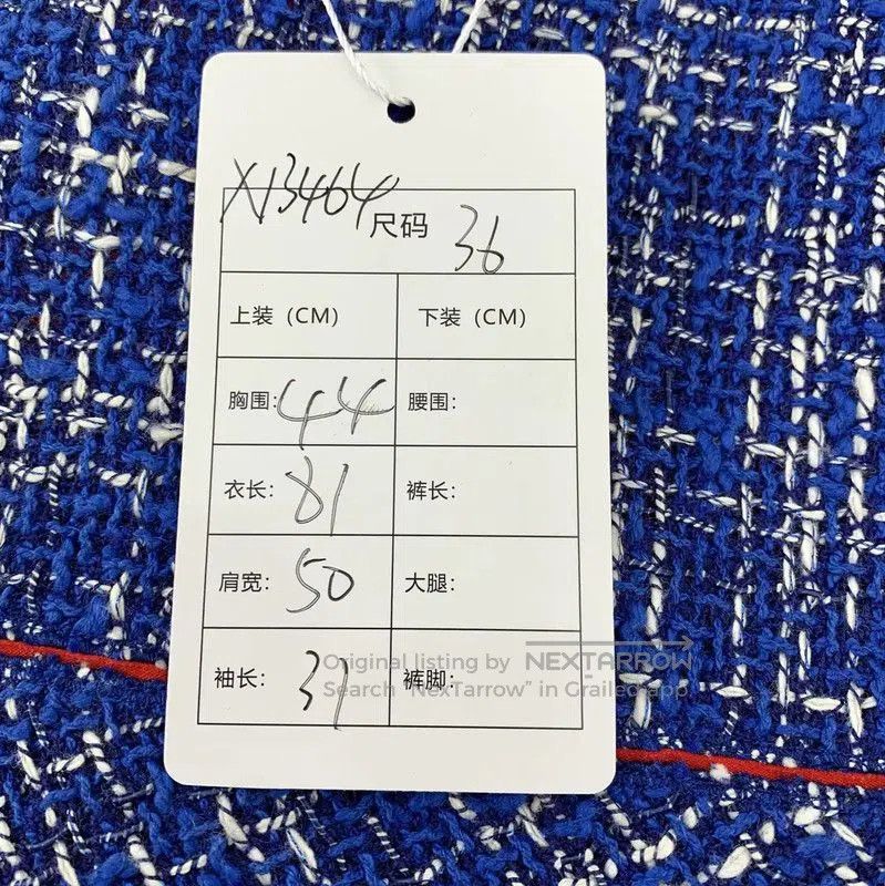 Chanel Chanel Blue Cotton Dress for Women . Size XS / US 0-2 / IT 36-38 - 8 Thumbnail