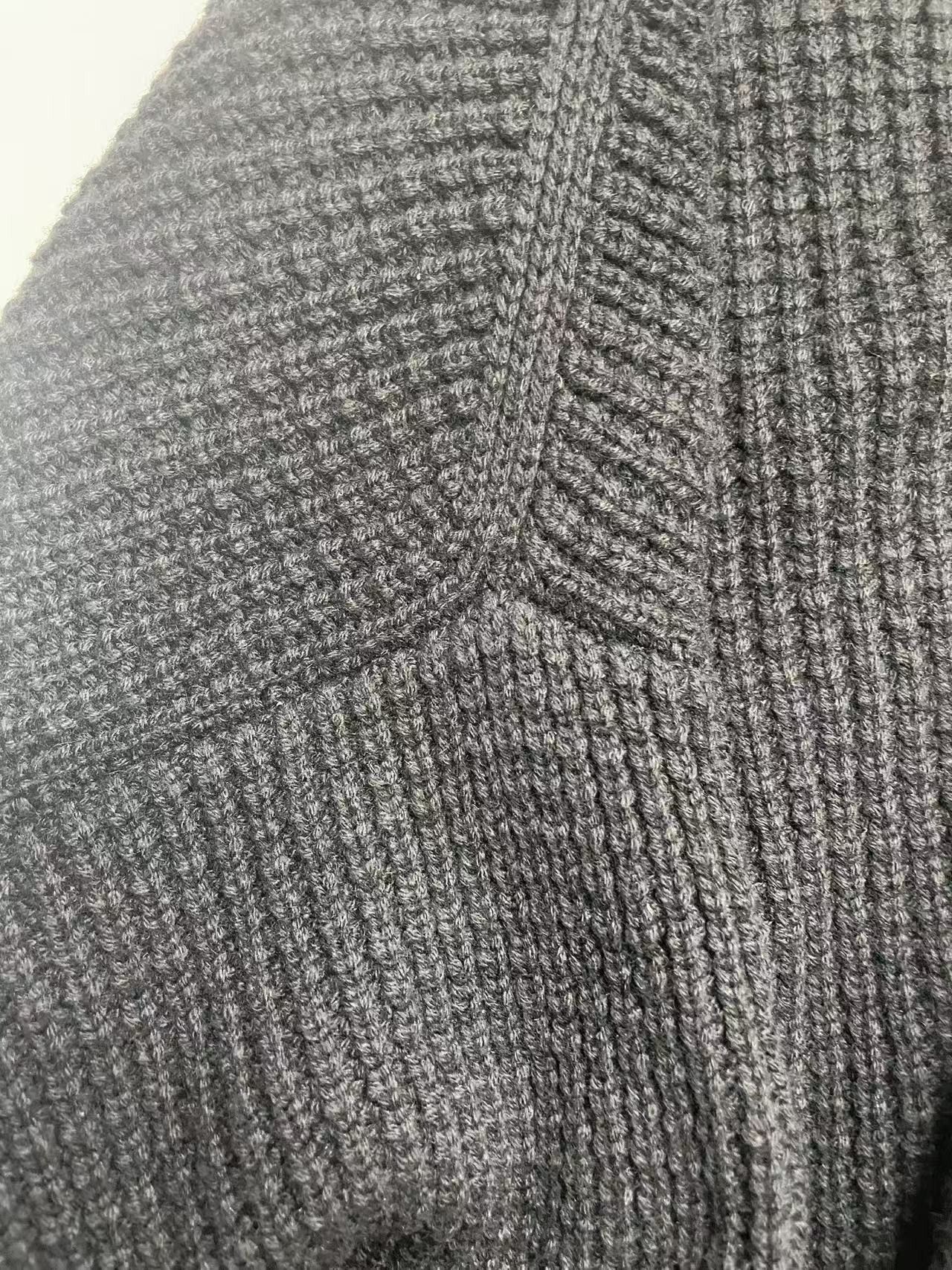 Chrome Hearts Chrome Hearts Waffle Cross Patch Cashmere Sweater Size L / US 10 / IT 46 - 8 Thumbnail