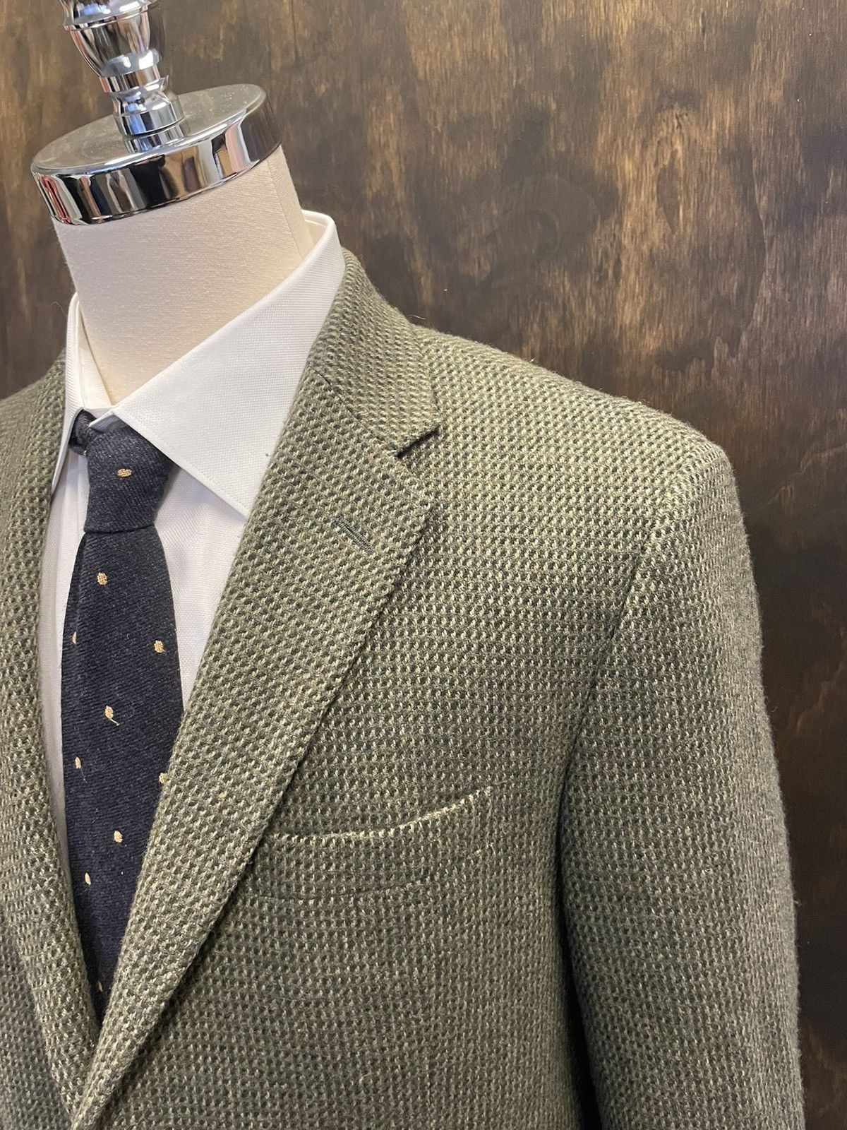 Polo Ralph Lauren × Vintage Vintage Tweed Jacket Size 46R - 2 Thumbnail