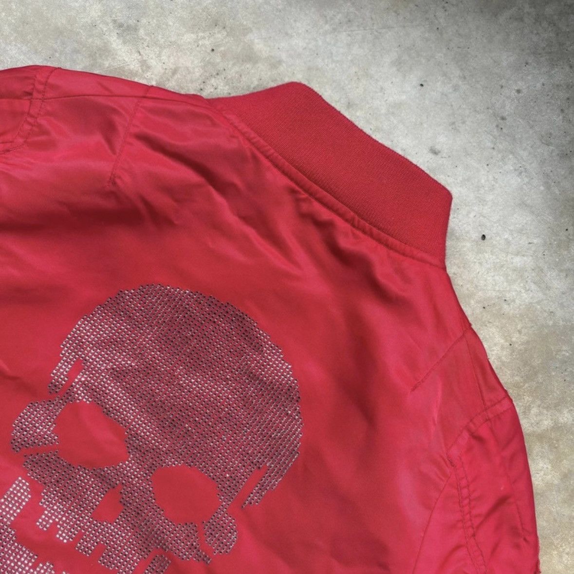 True Religion True Religion Alpha Bomber Jacket – Skull Back Patch – S Size S / US 4 / IT 40 - 6 Thumbnail