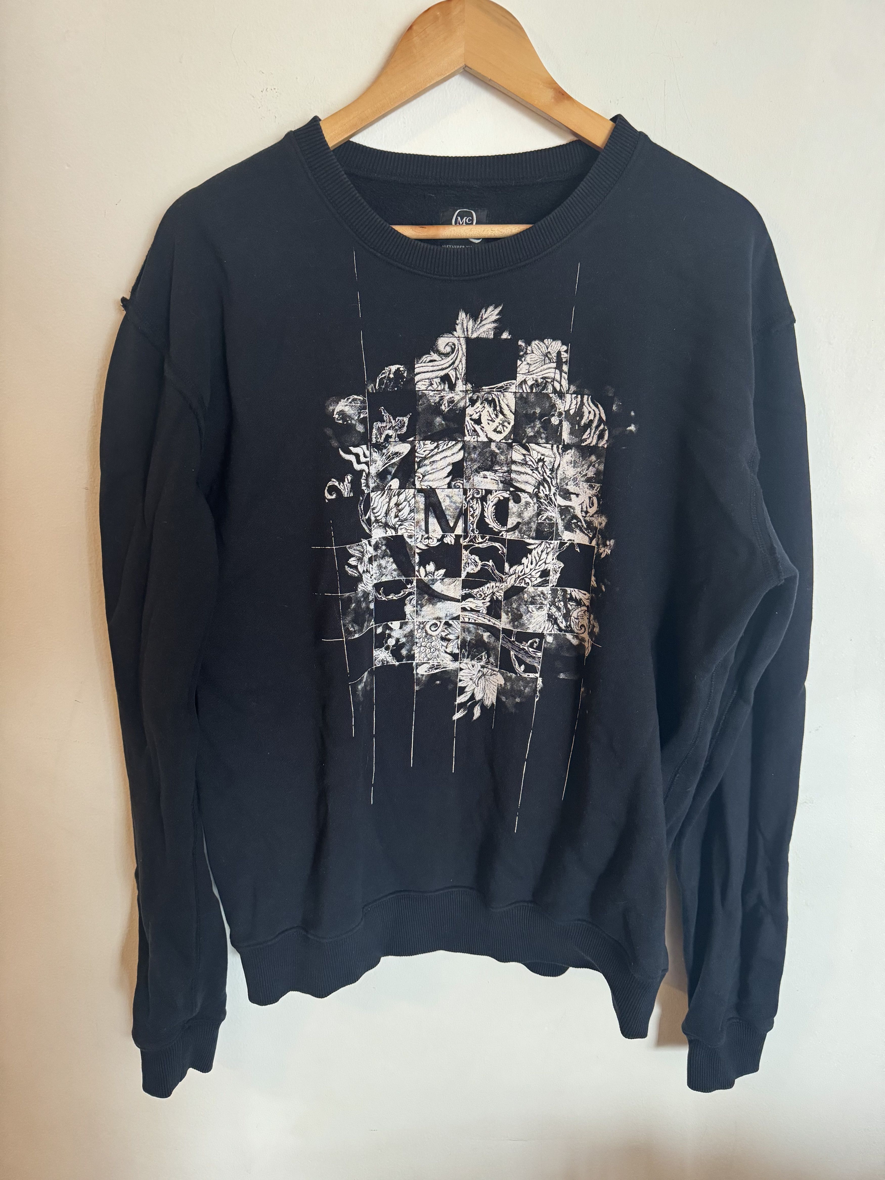 Alexander McQueen Black MCQ sweatshirt Size US XL / EU 56 / 4 - 1 Preview