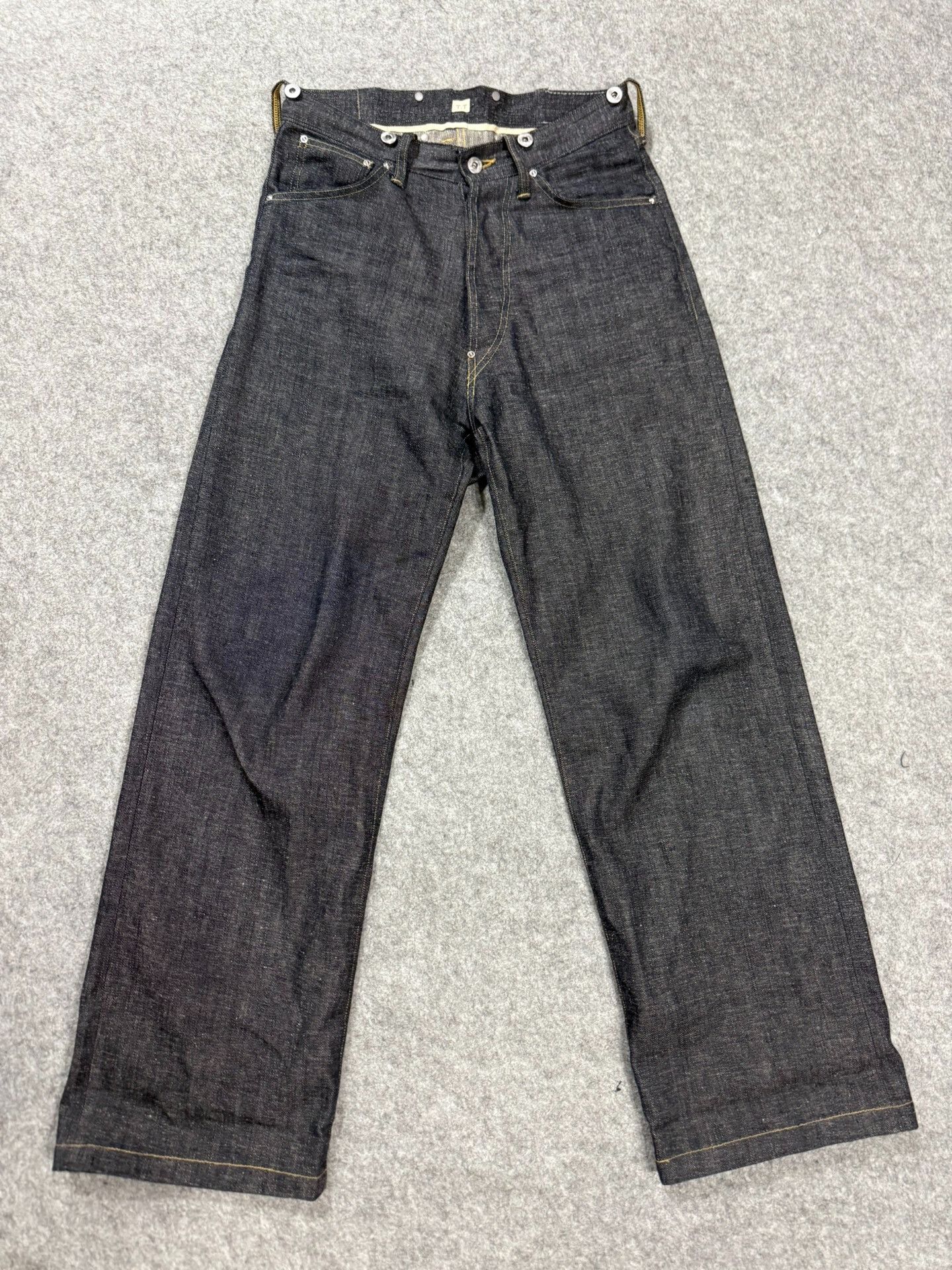 Taiga Takahashi T.T Taiga Takahashi 704 Raw Denim Jeans Size US 30 / EU 46 - 1 Thumbnail