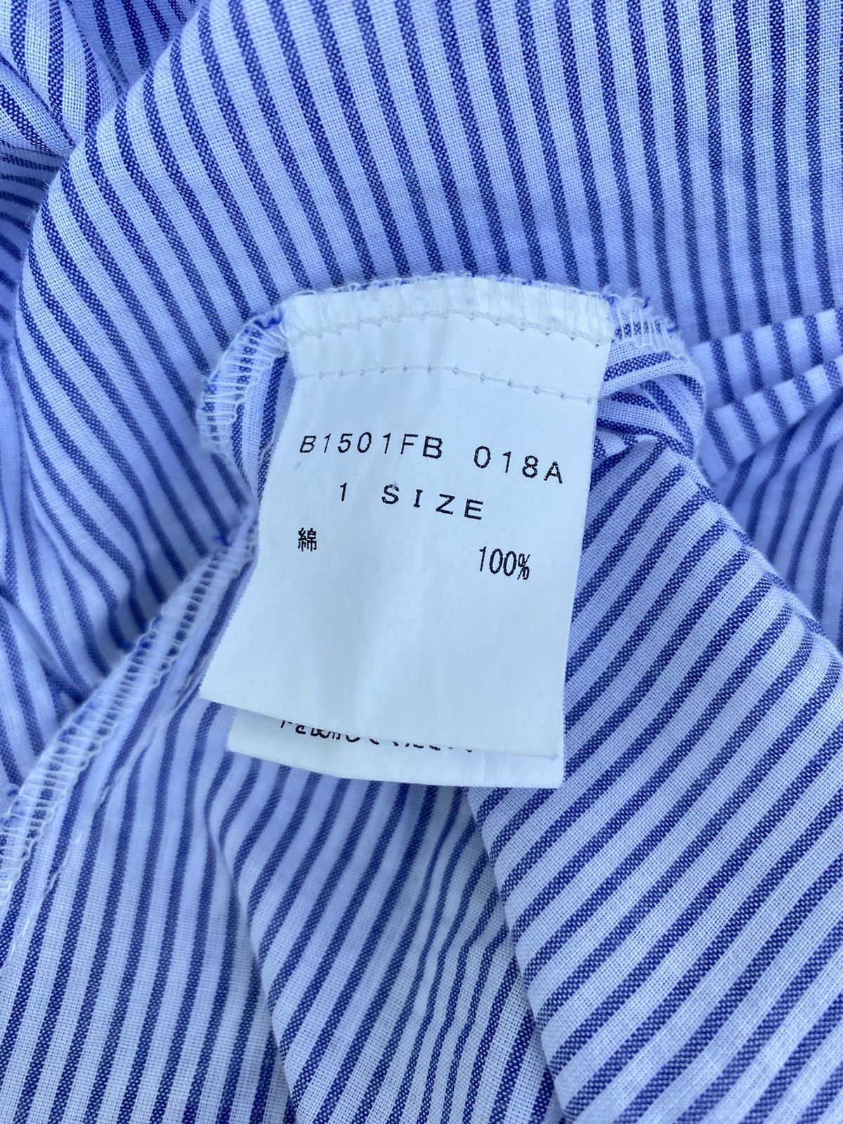 Frapbois FRAPBOIS Blue and white striped blouse Size ONE SIZE - 7 Thumbnail