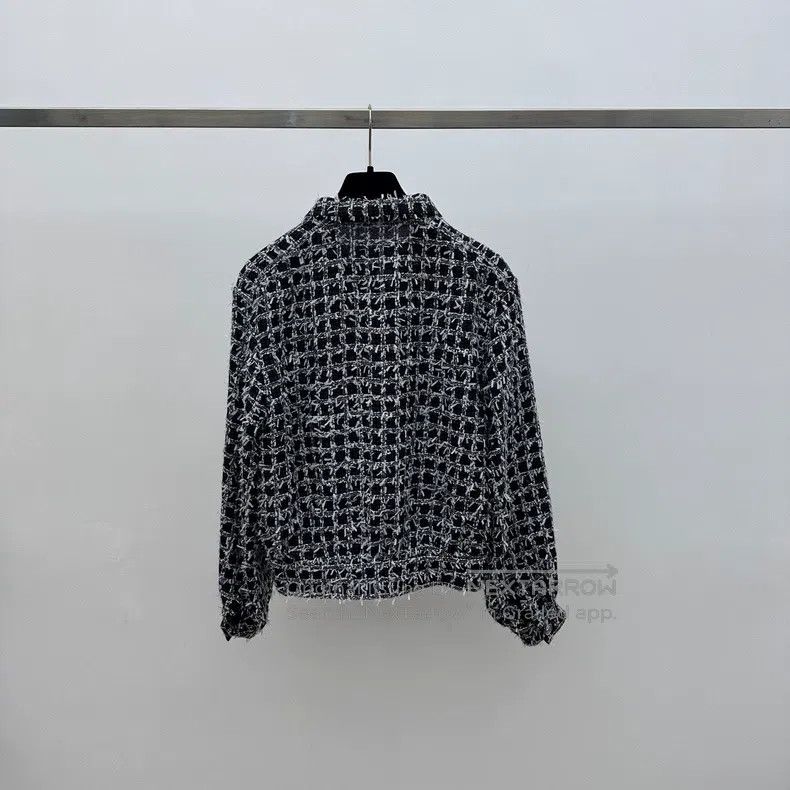 Chanel Chanel 23a Handicraft Workshop Series Black and White Plai Size XXS / US 00 / IT 34 - 4 Thumbnail