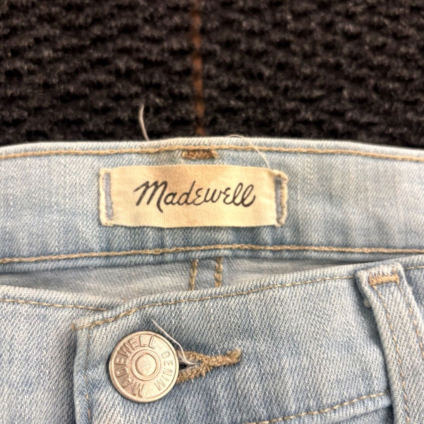 Madewell Madewell 9 High Rise Skinny Crop Jeans Light Wash Size 31 Women Size 24" / US 00 / IT 34 - 2 Thumbnail