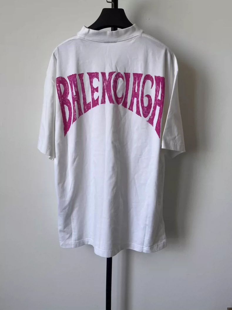 Balenciaga Balenciaga Logo Crew Neck Pullover Short Sleeve T-Shirt Size US S / EU 44-46 / 1 - 1 Thumbnail