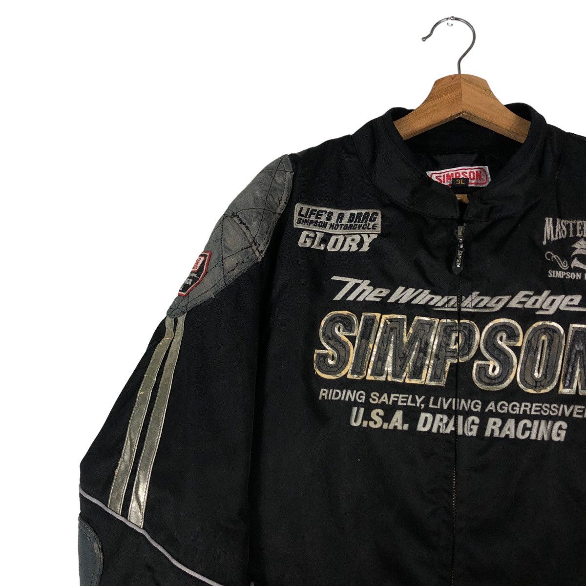 Hein Gericke 🔥Vintage Racing Motorcross Jacket Full Patch Simpson USA Size US L / EU 52-54 / 3 - 7 Thumbnail