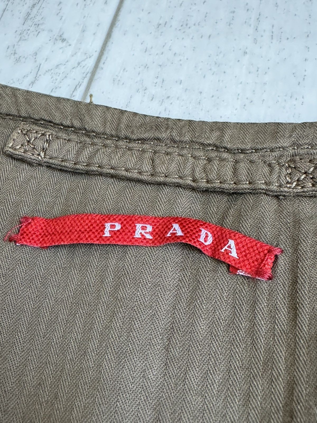 Prada !rare Prada cargo vest USA Y2K 90s Streetwear leather label Size US S / EU 44-46 / 1 - 12 Thumbnail