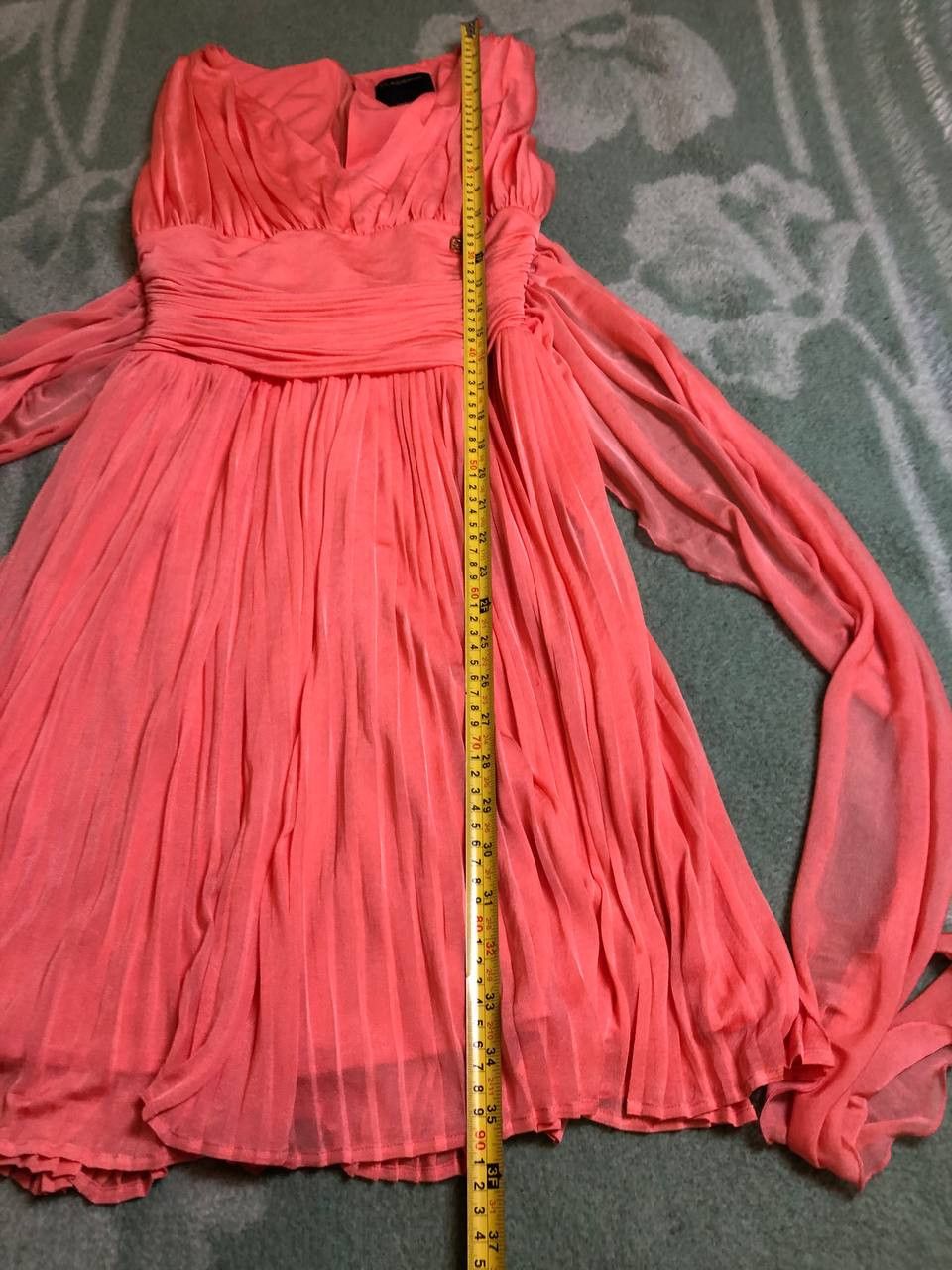 Roberto Cavalli Roberto Cavalli chiffon Dress Coral Pink Belted Collar Size M / US 6-8 / IT 42-44 - 8 Thumbnail