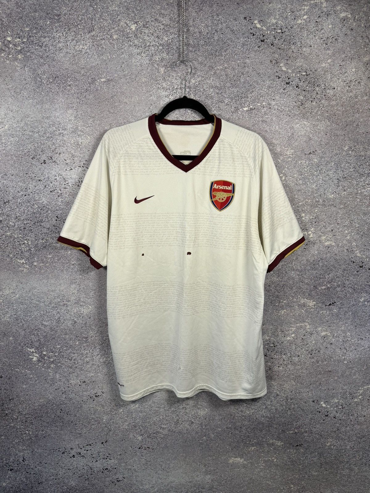 Nike × Vintage Vintage Arsenal 2007/08 Away Nike Soccer Jersey Blokcore XL Size US XL / EU 56 / 4 - 1 Thumbnail