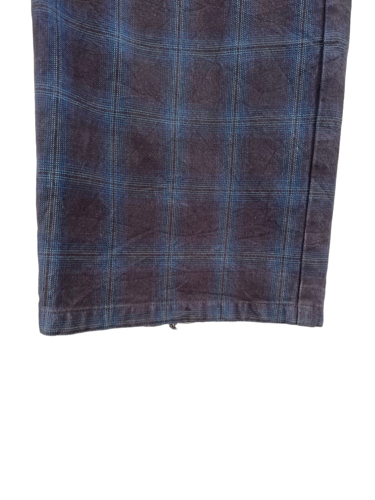 Vintage SAMPLE DESIGN WORKS Japan Shadow Plaid Cargo Trouser Pant Size US 32 / EU 48 - 10 Thumbnail