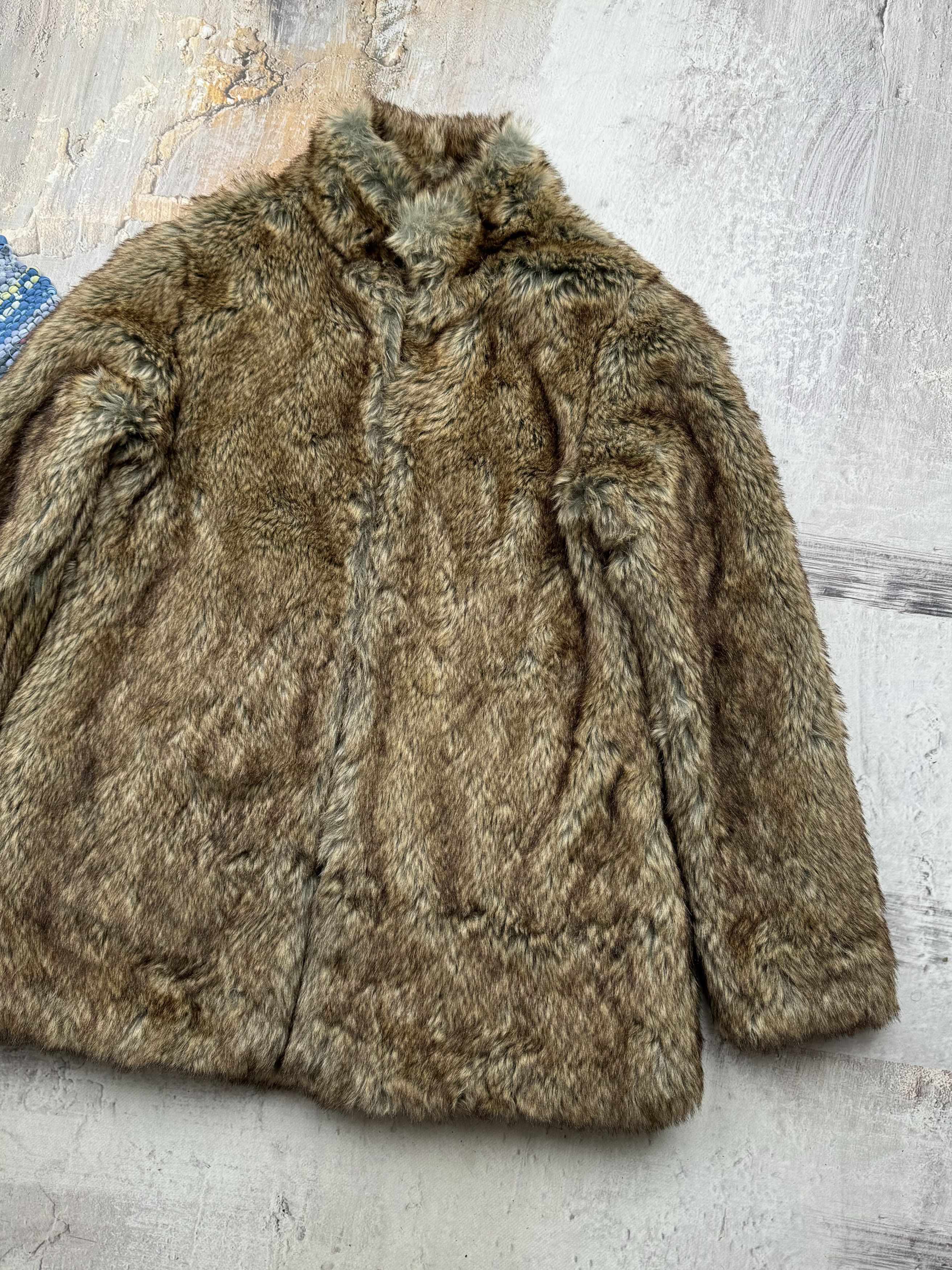 Vintage Vintage Faux Fur Coat A429D15(568) Size M / US 6-8 / IT 42-44 - 3 Thumbnail