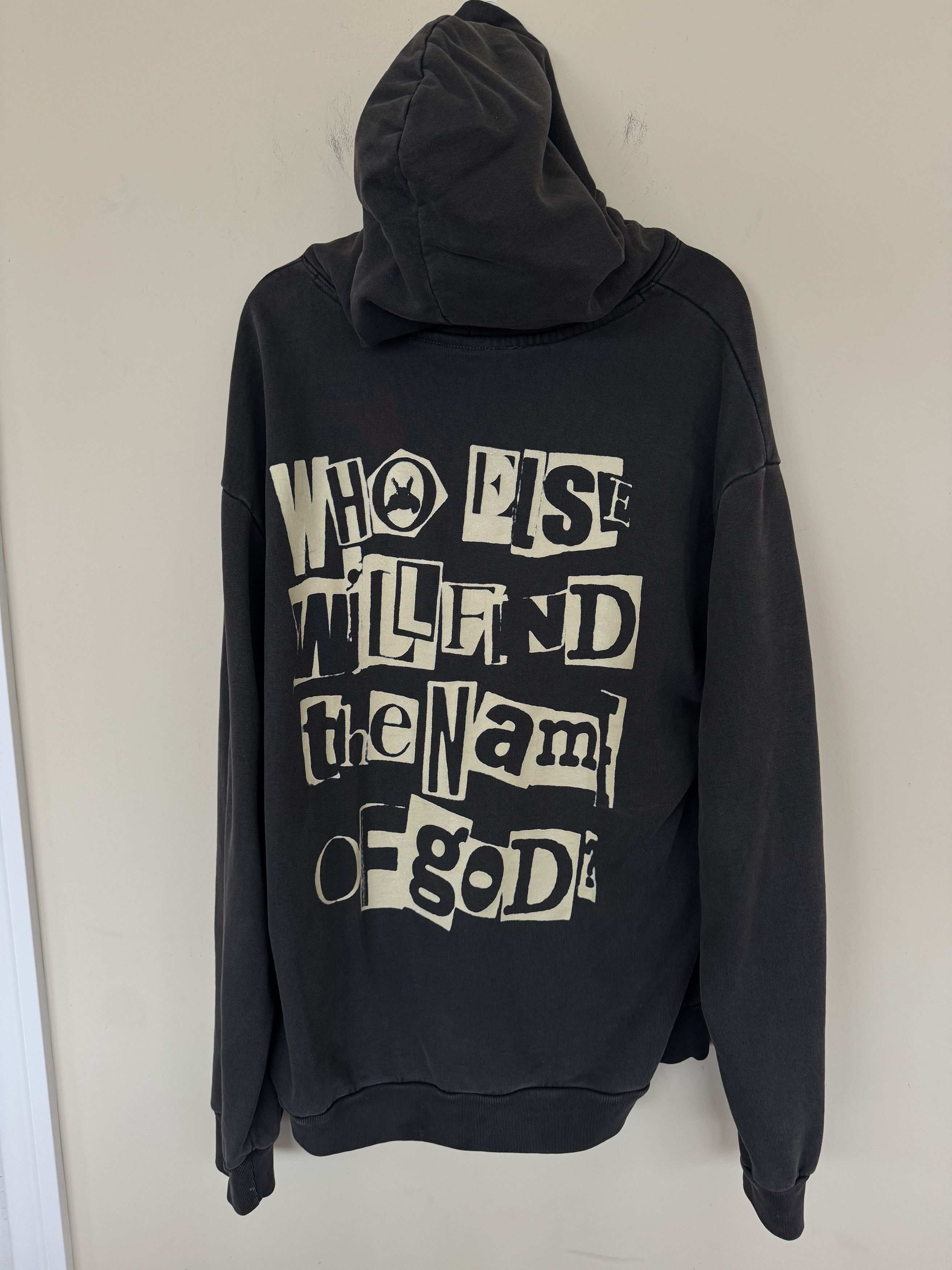 basketcase gallery Basketcase Who Else Will Find The Name Of God Hoodie Size US XXL / EU 58 / 5 - 6 Thumbnail
