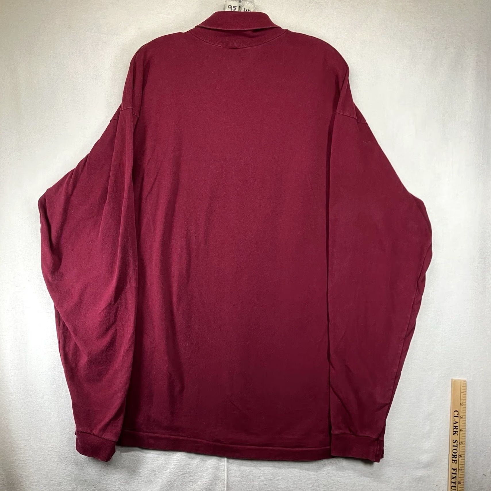 Vintage VINTAGE Northwest Territory T-Shirt Mens XL Burgundy Mock Neck Long Sleeve All Cotton Solid 80s 90s Grunge Retro Outdoor Classic Shirts Mens Size US XL / EU 56 / 4 - 2 Thumbnail